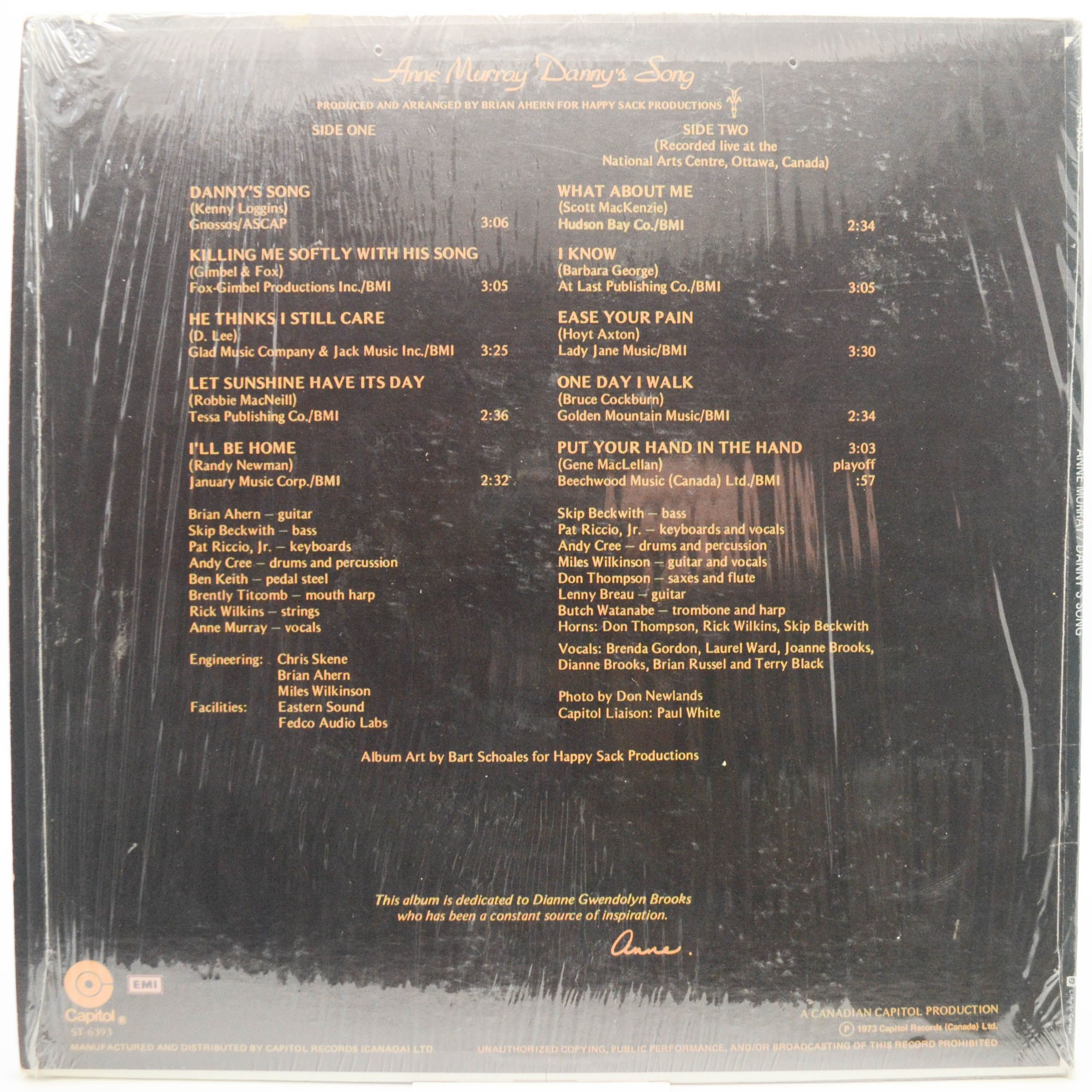 Anne Murray — Danny's Song, 1973