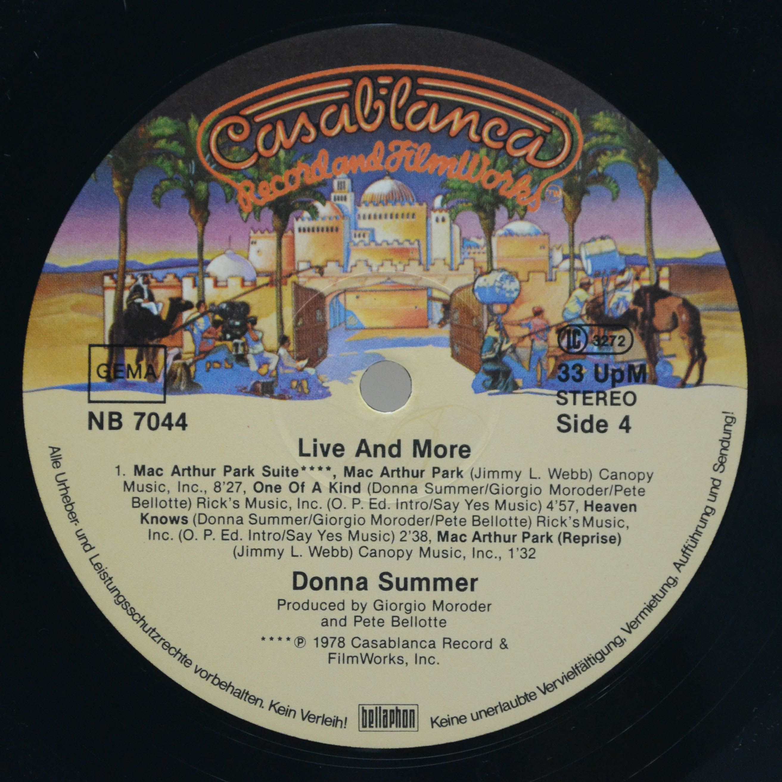 Donna Summer — Live And More (2LP), 1978