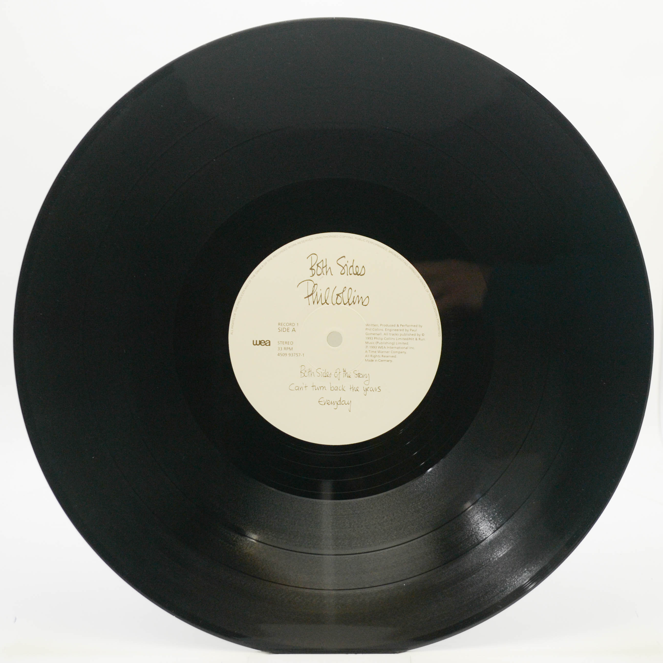 Phil Collins — Both Sides (2LP), 1993