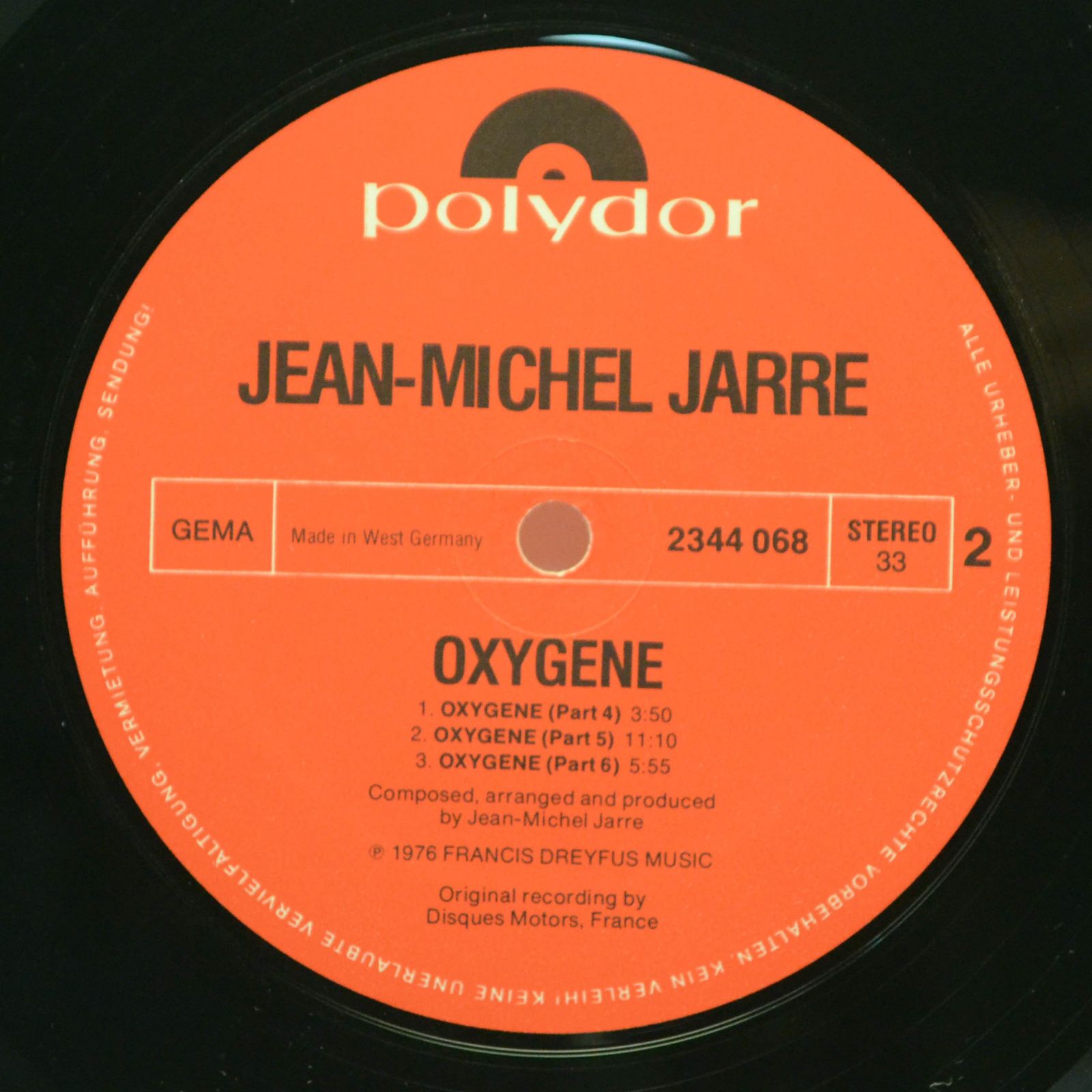 Jean Michel Jarre — Oxygene, 1977