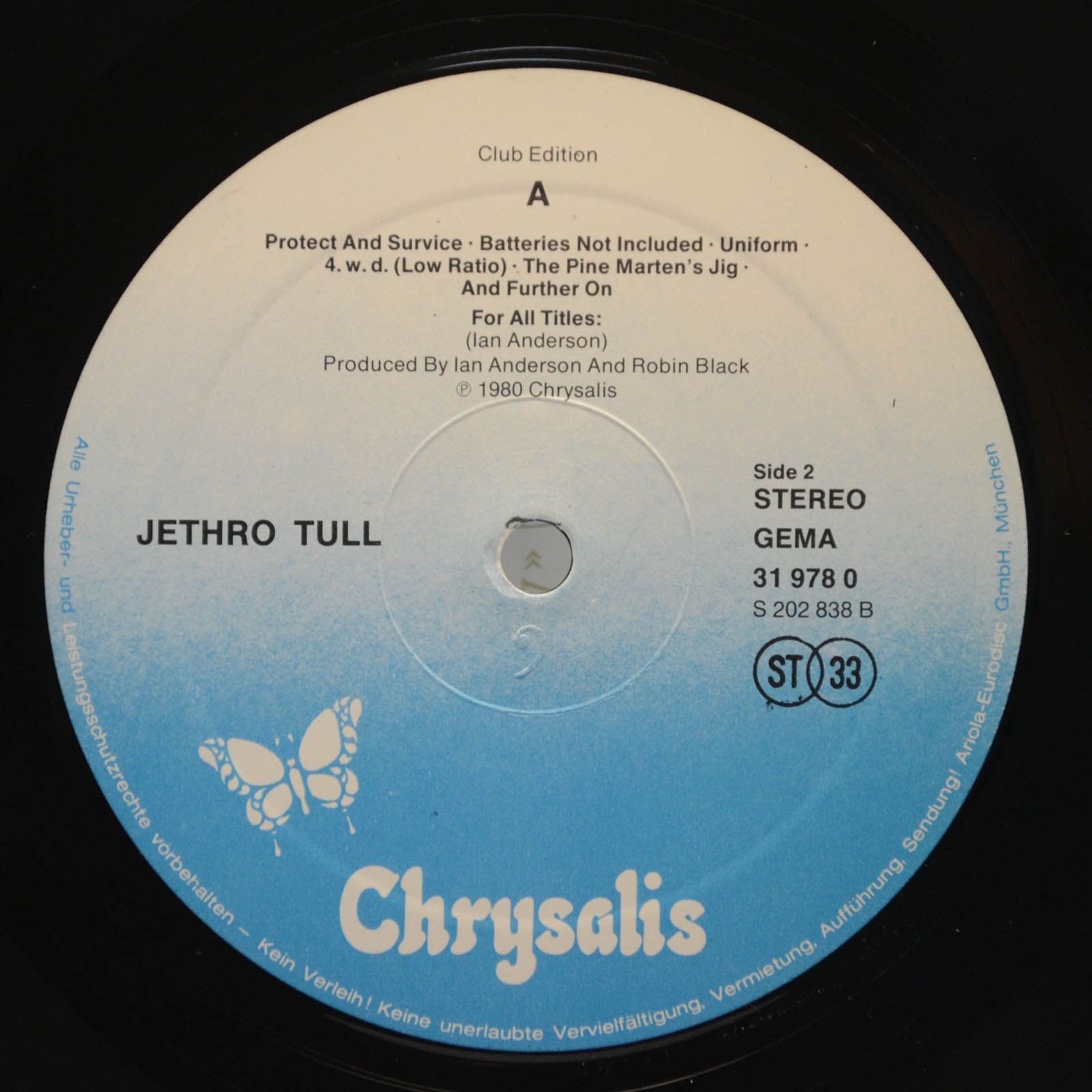Jethro Tull — A, 1980