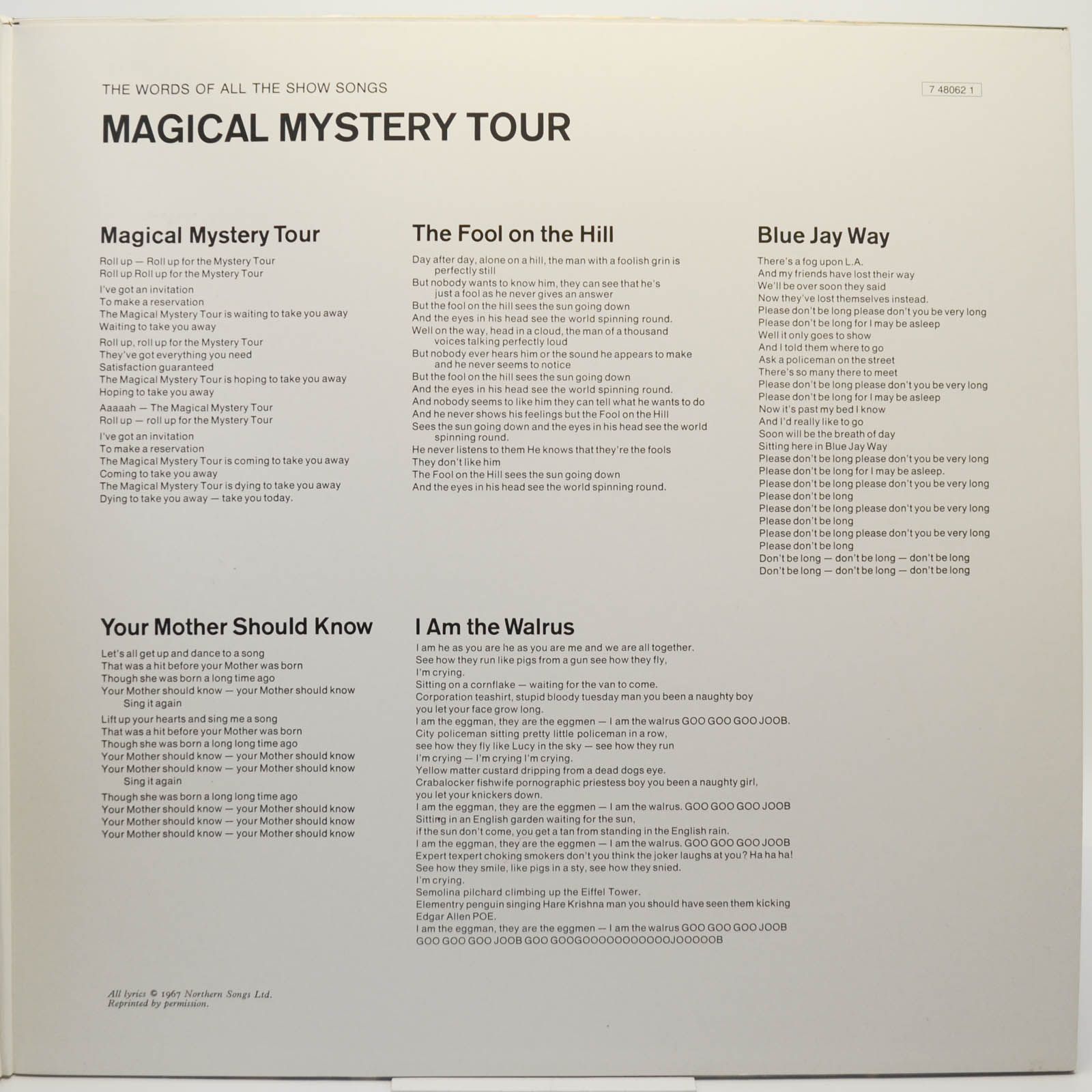 Beatles — Magical Mystery Tour, 1967