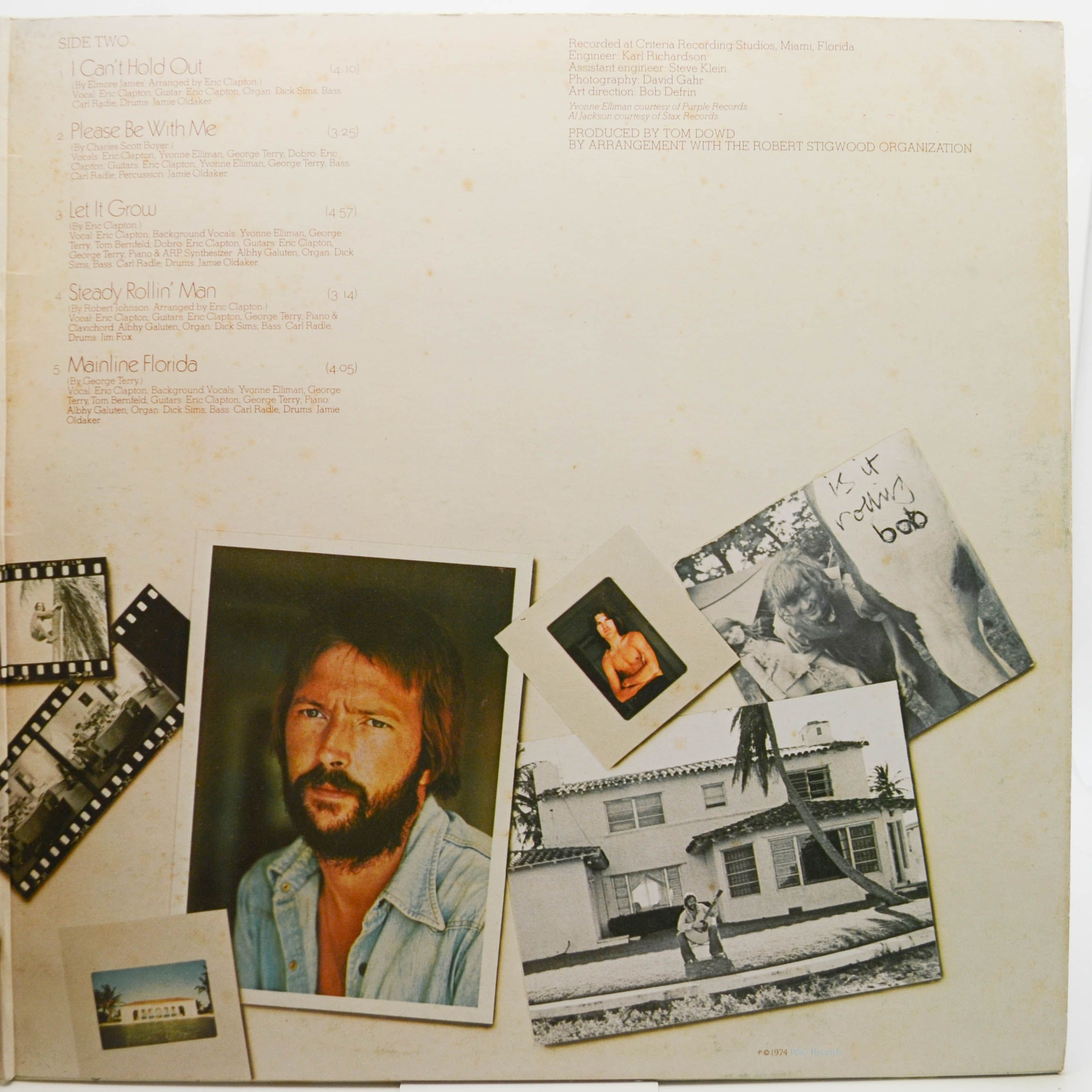 Eric Clapton — 461 Ocean Boulevard, 1974