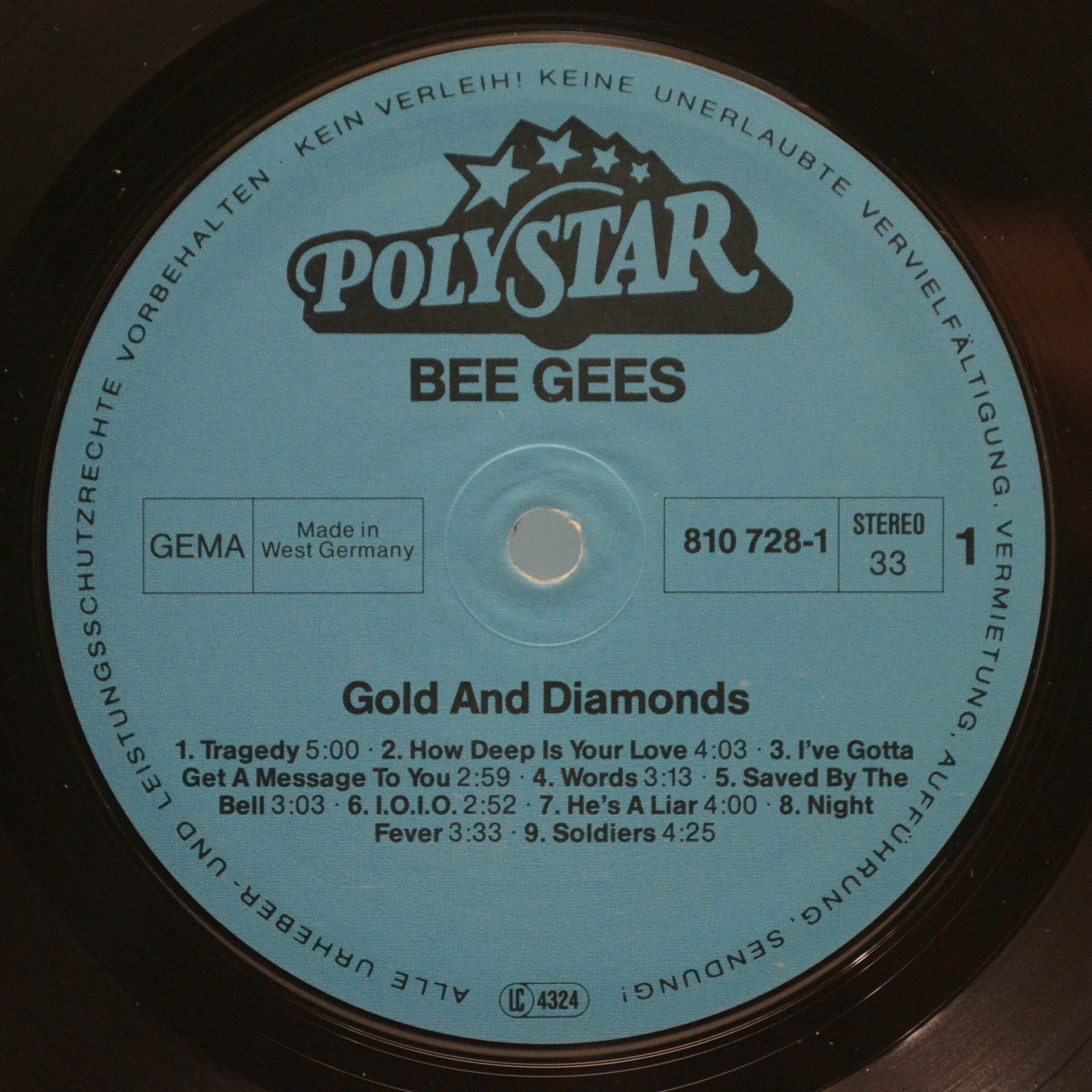 Bee Gees — Gold & Diamonds, 1983