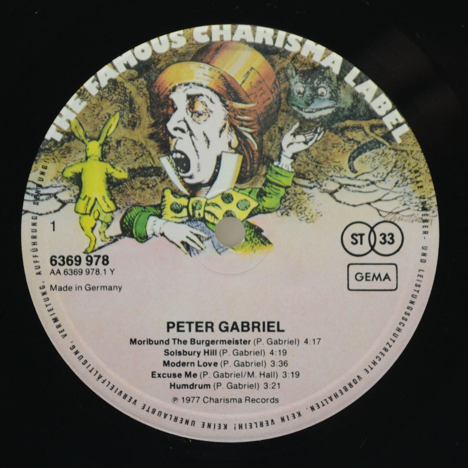 Peter Gabriel — Peter Gabriel, 1977
