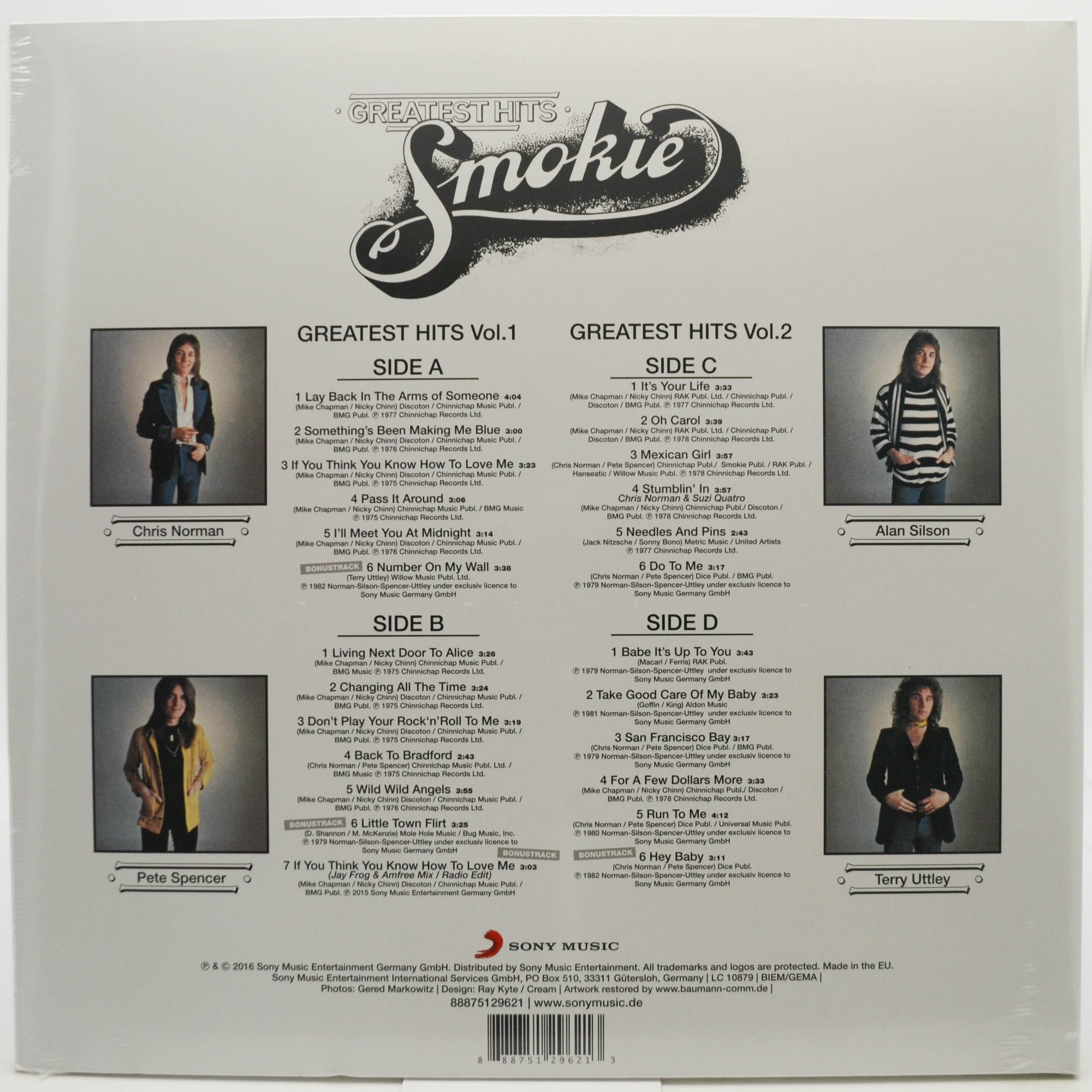 Smokie — Greatest Hits Vol.1 & Vol.2 (2LP), 1977