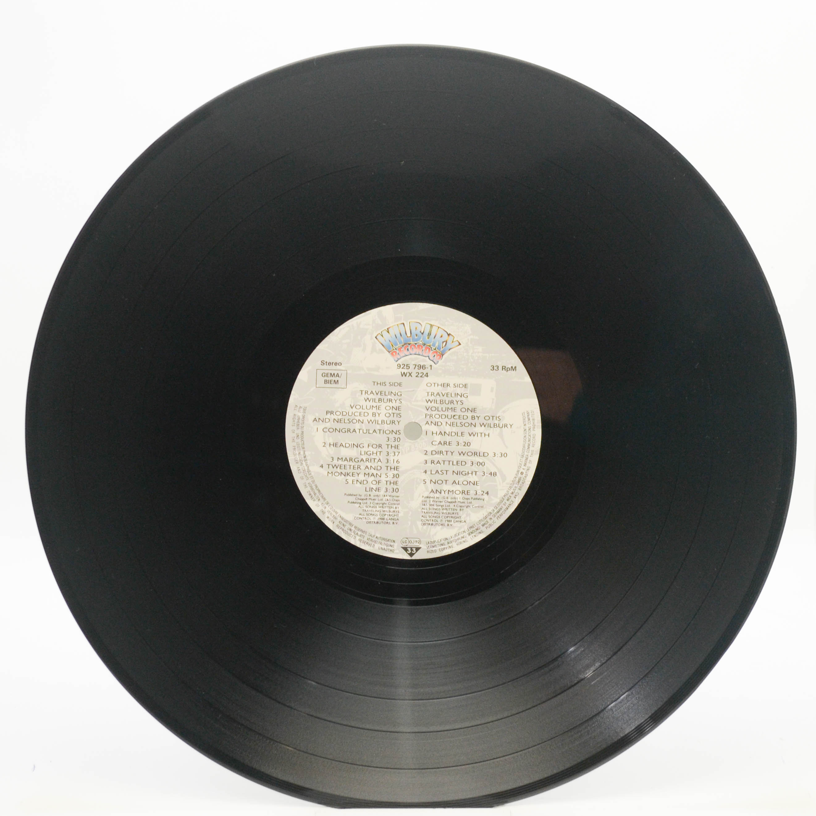 Traveling Wilburys — Volume One, 1988