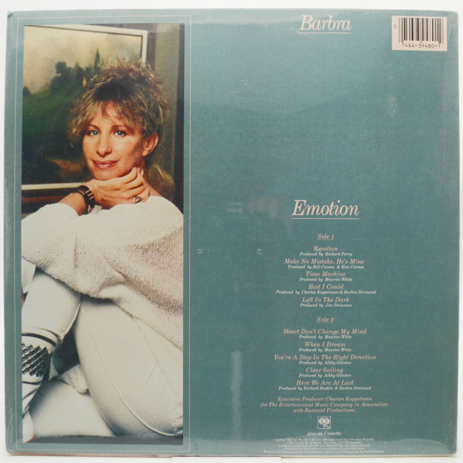 Barbra Streisand — Emotion (1-st, USA), 1984