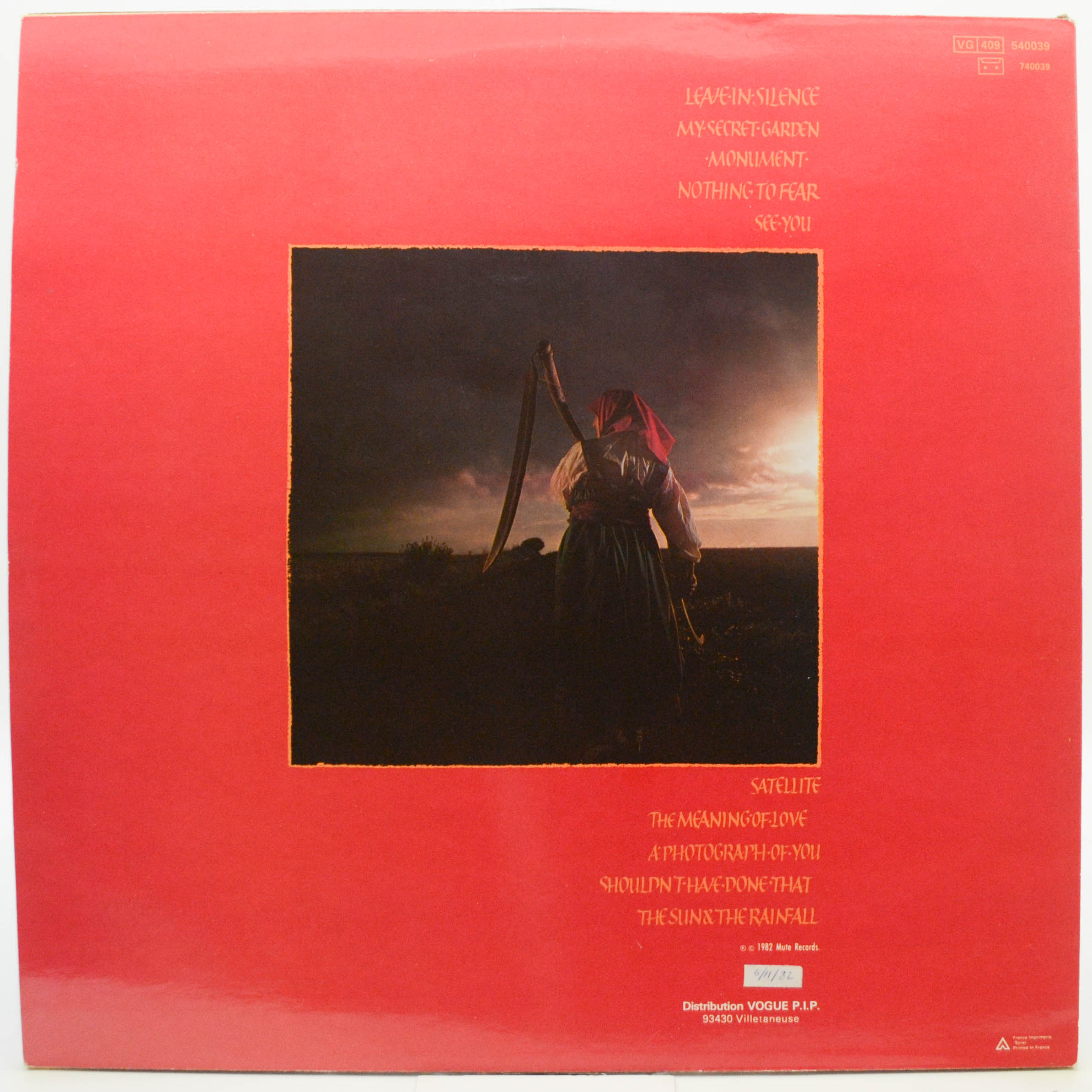 Виниловая пластинка Depeche Mode — A Broken Frame, 1982