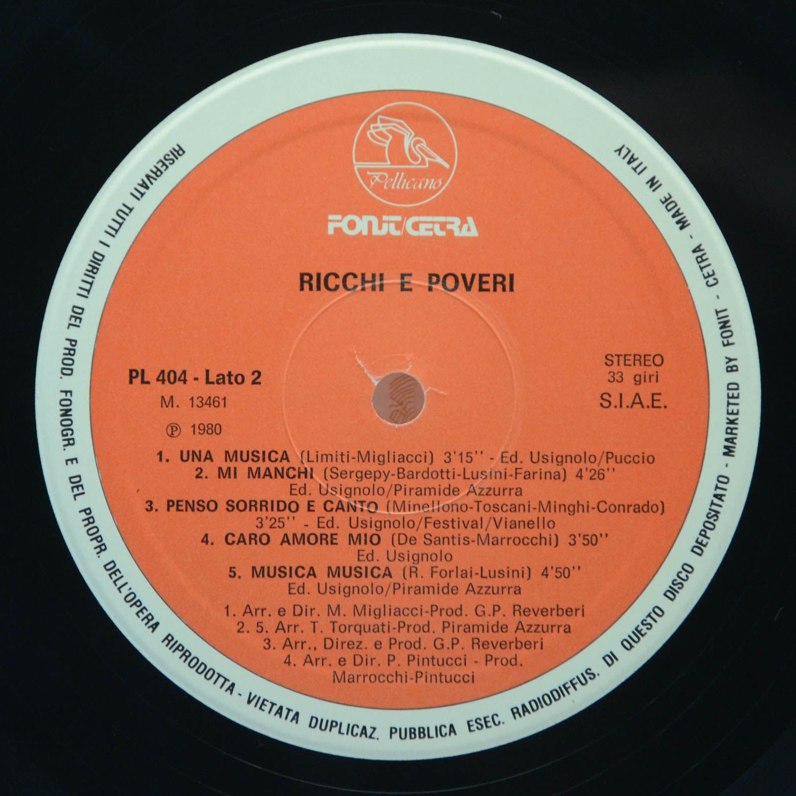 Ricchi & Poveri — Ricchi & Poveri (italy), 1980