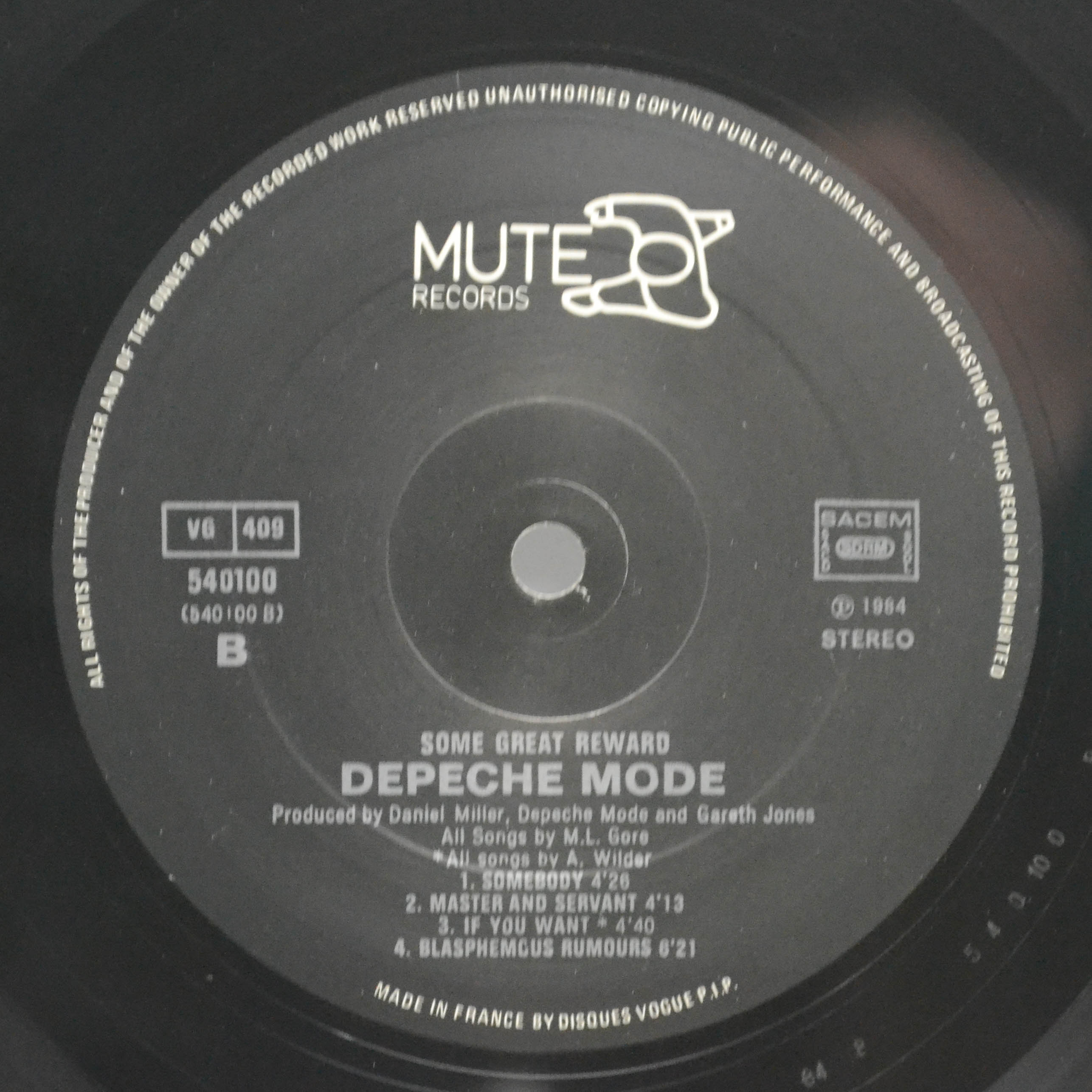 Depeche Mode — Some Great Reward, 1984