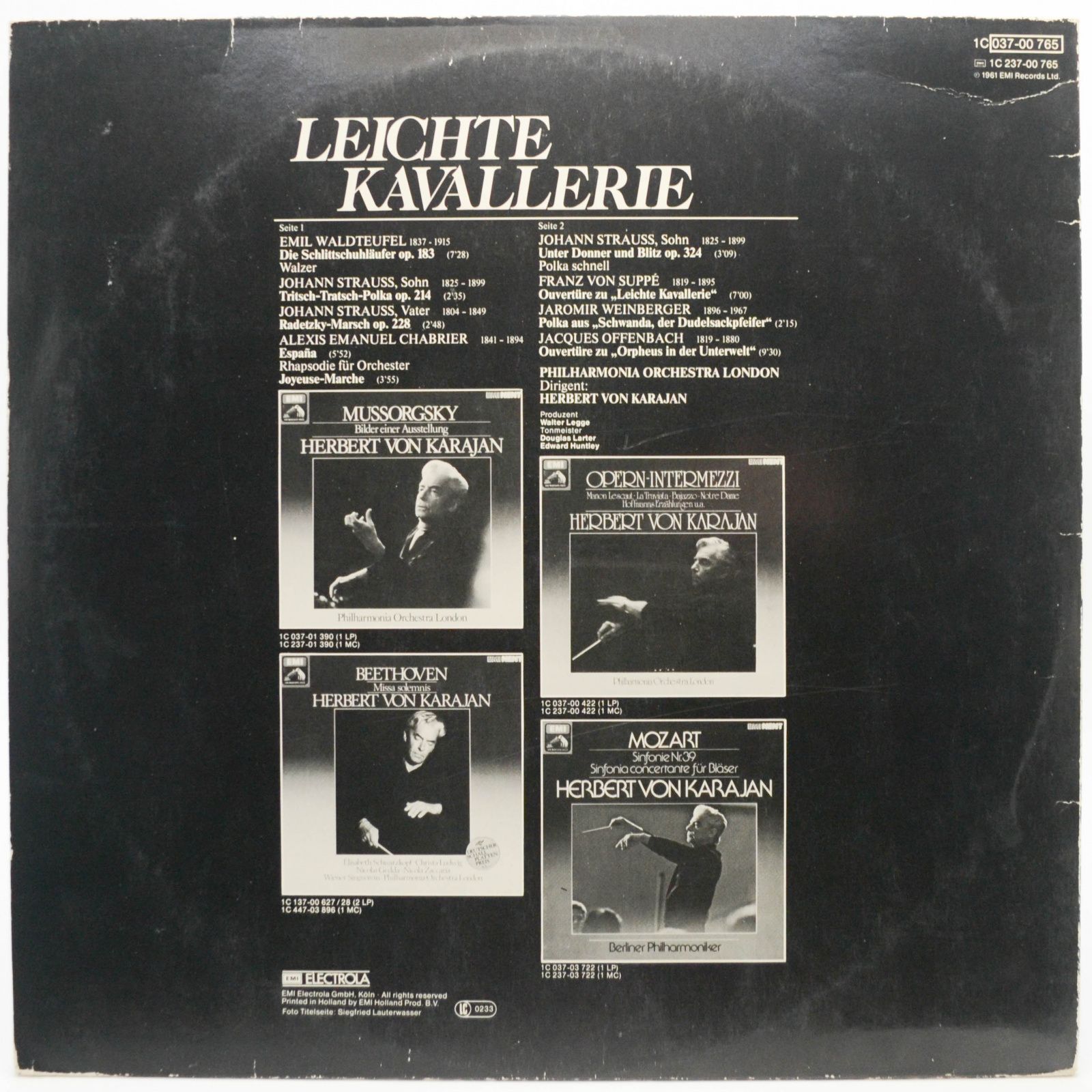 Herbert von Karajan, Philharmonia Orchestra of London — Leichte Kavallerie, 1977