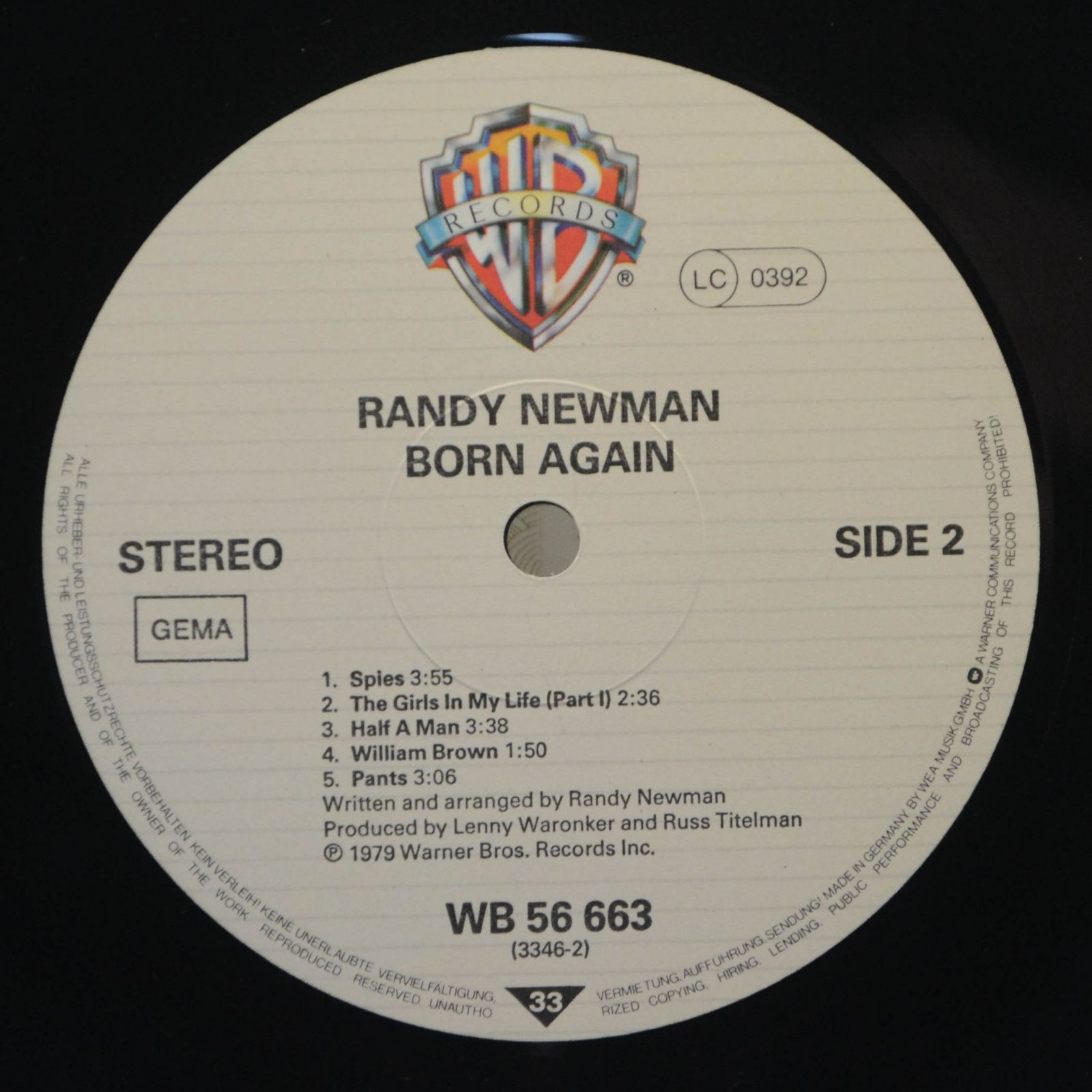 Randy Newman — Born Again, 1979
