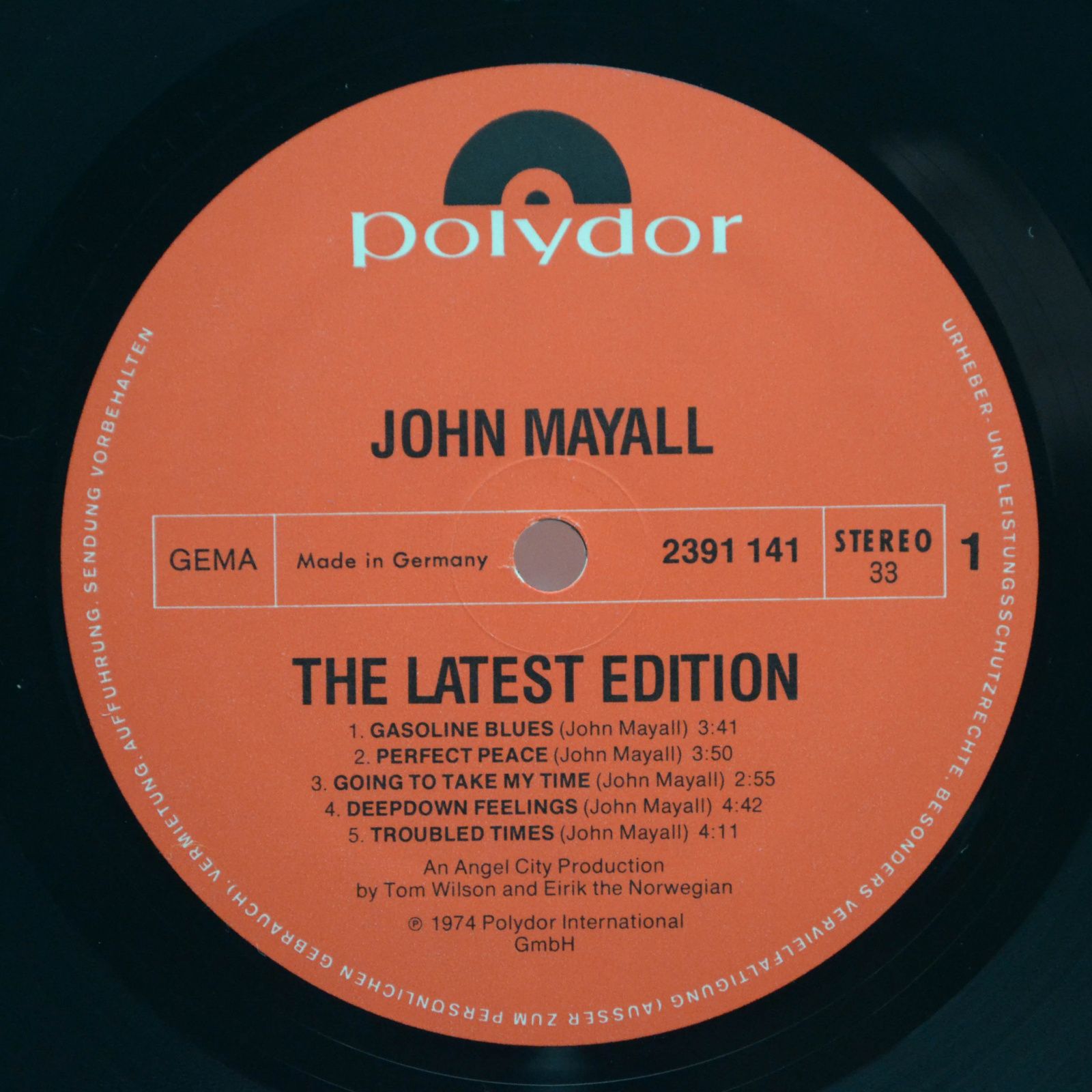 John Mayall — The Latest Edition, 1974