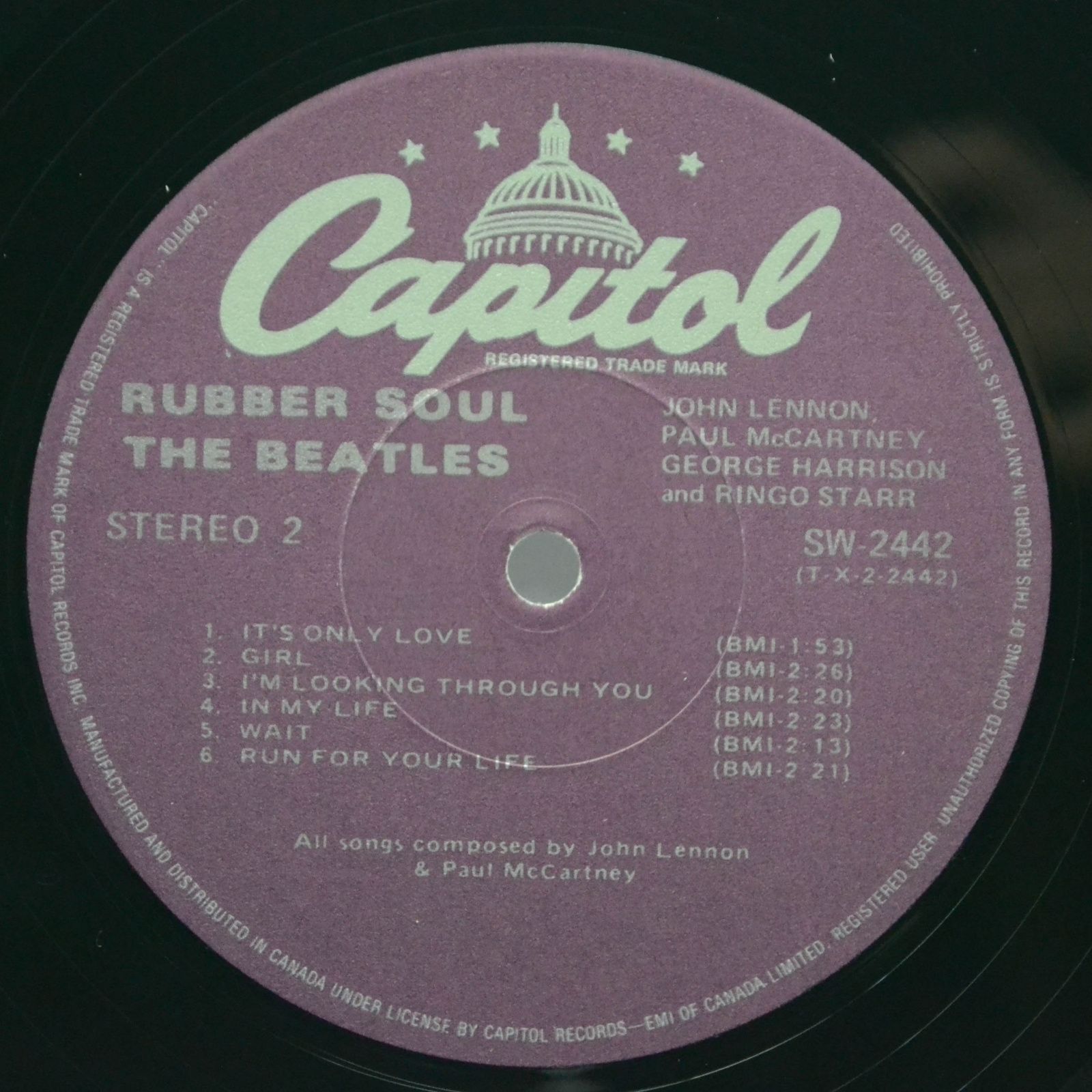 Beatles — Rubber Soul, 1965