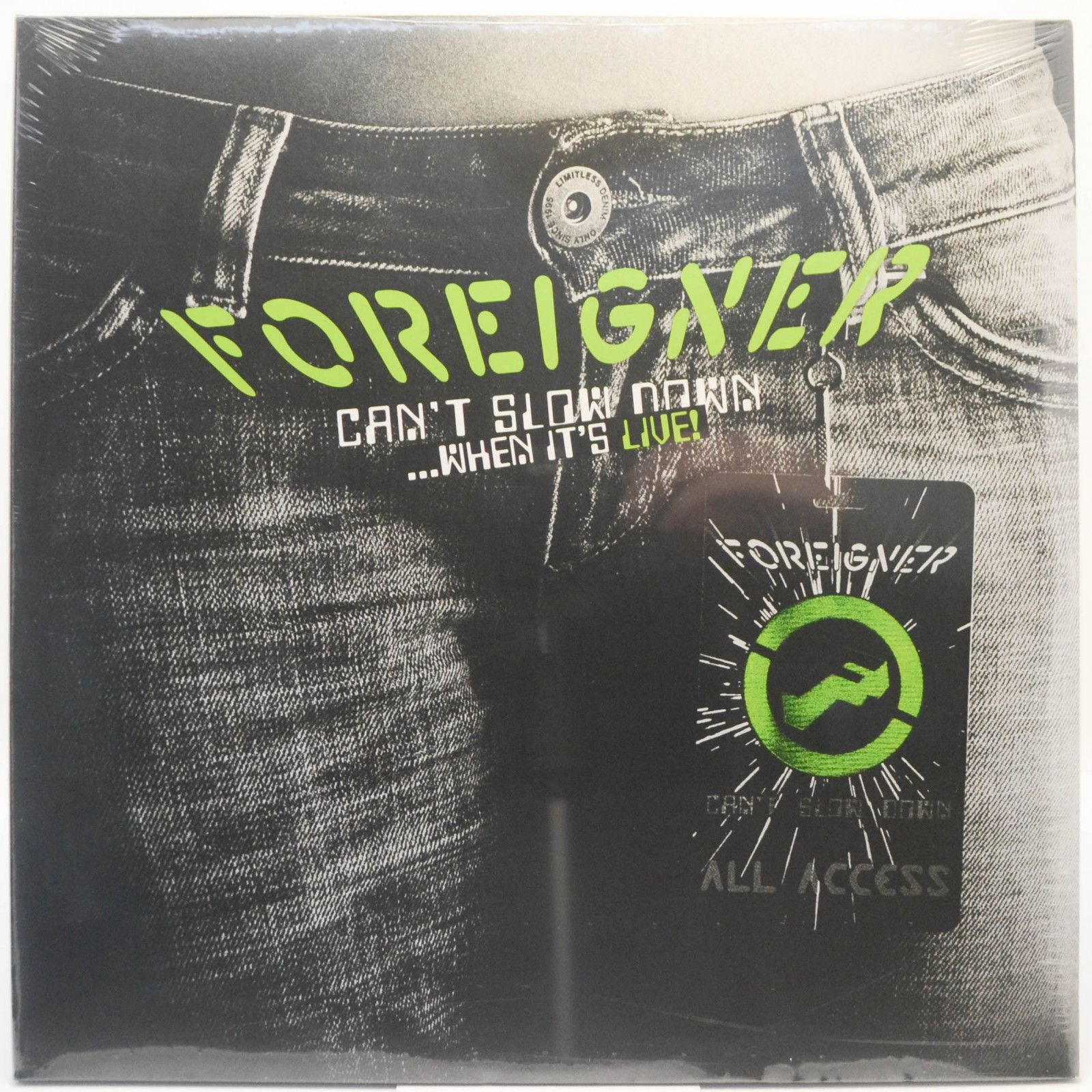 Foreigner — Can't Slow Down...When It's Live! (2LP), 2010