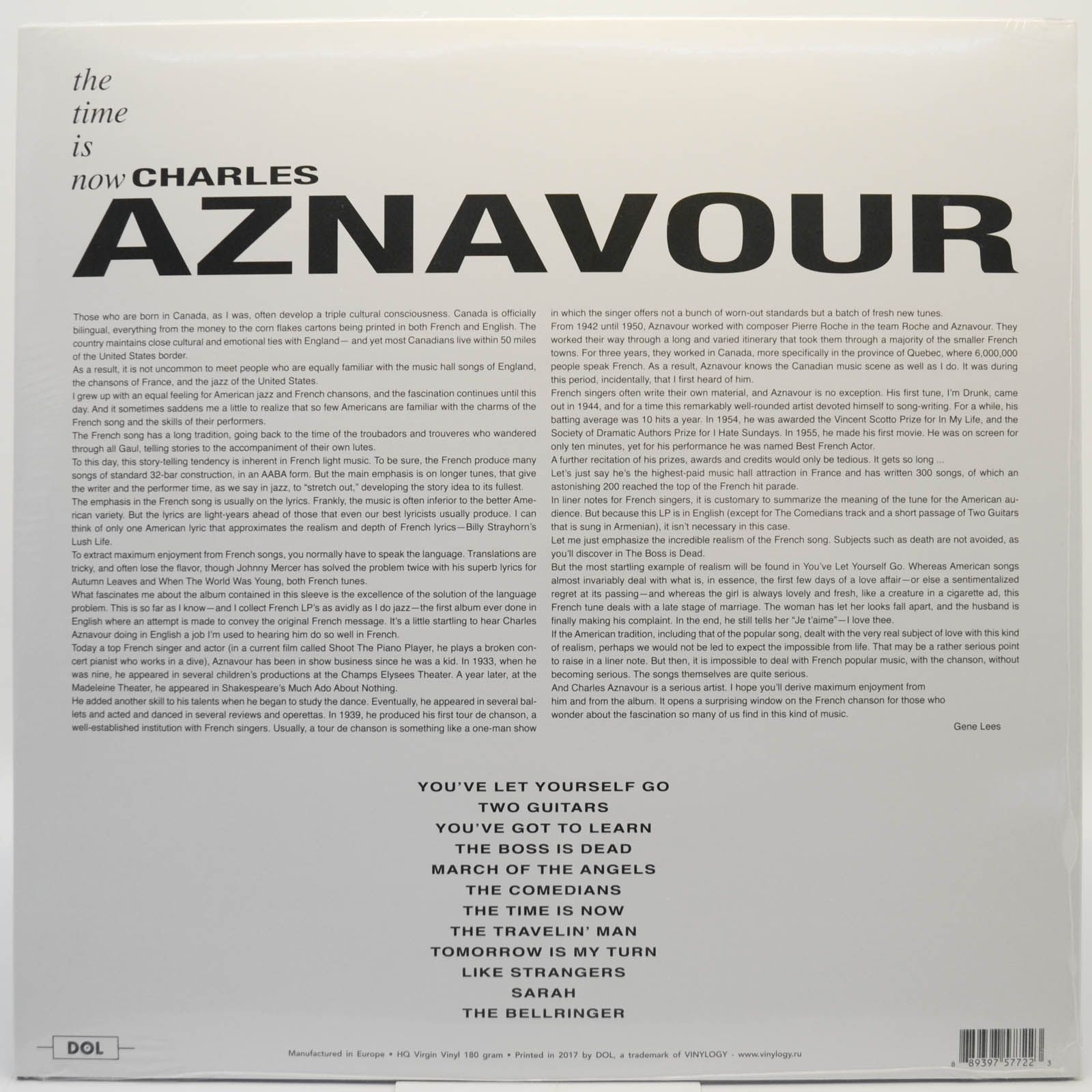 Charles Aznavour — The Time Is Now, 1962