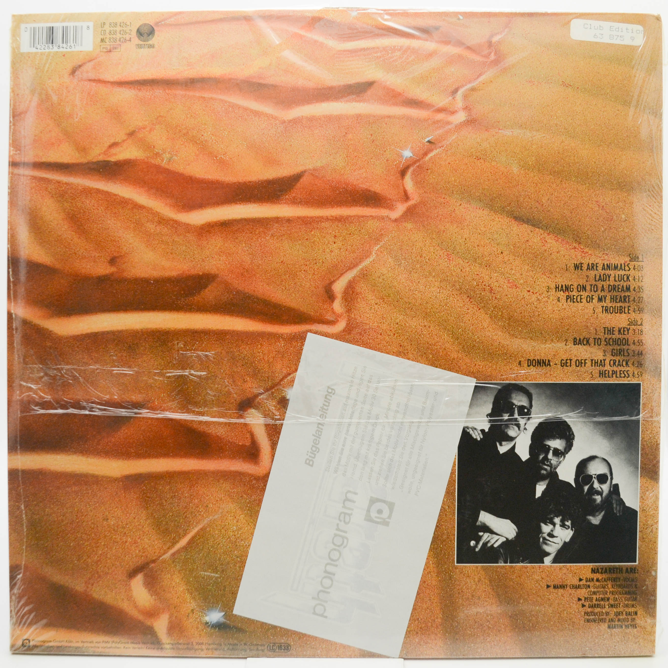 Nazareth — Snakes 'N' Ladders, 1989