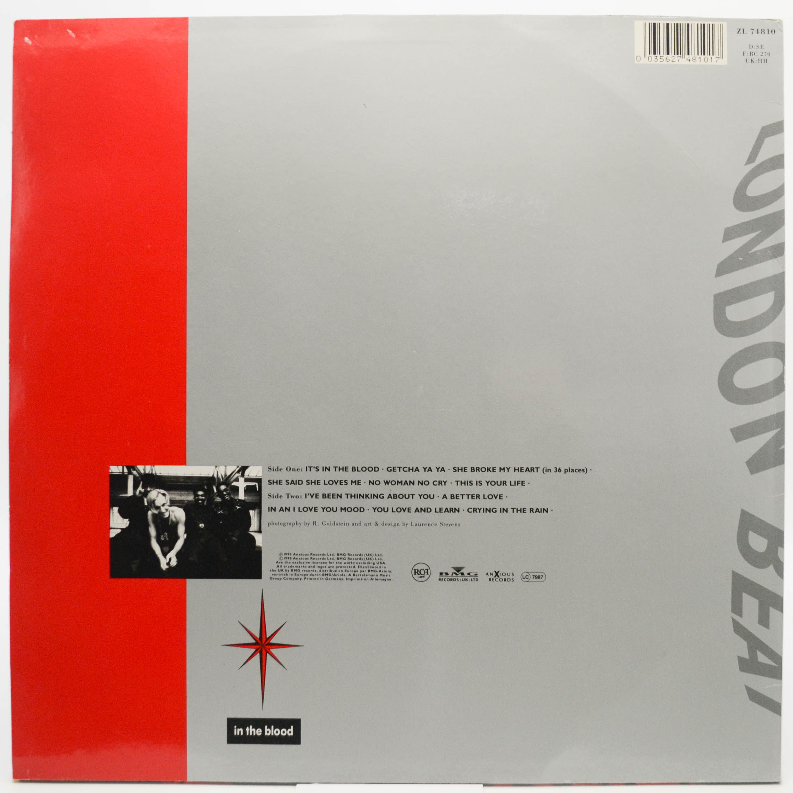 Londonbeat — In The Blood, 1990
