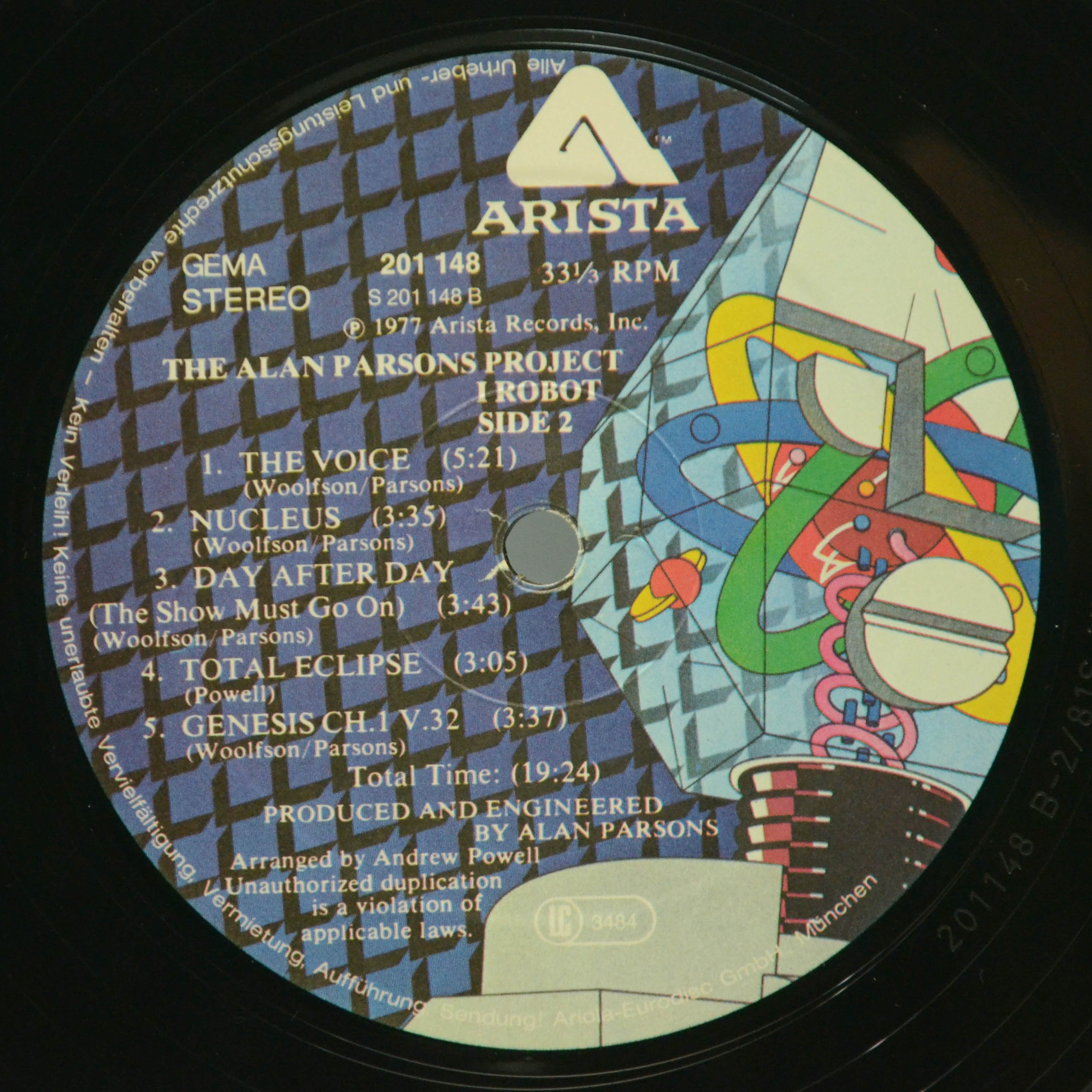 Alan Parsons Project — I Robot, 1977