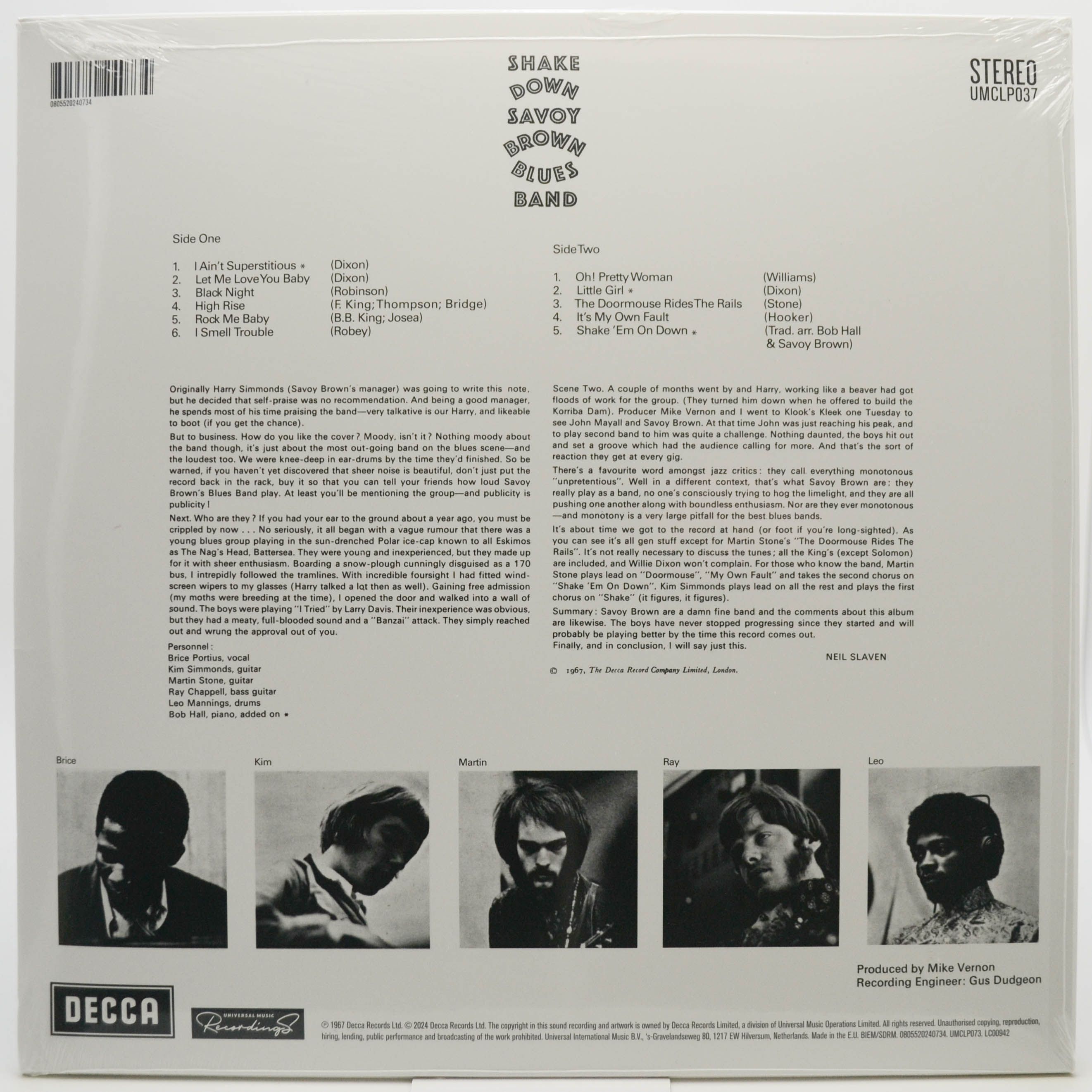 Savoy Brown Blues Band — Shake Down, 1967