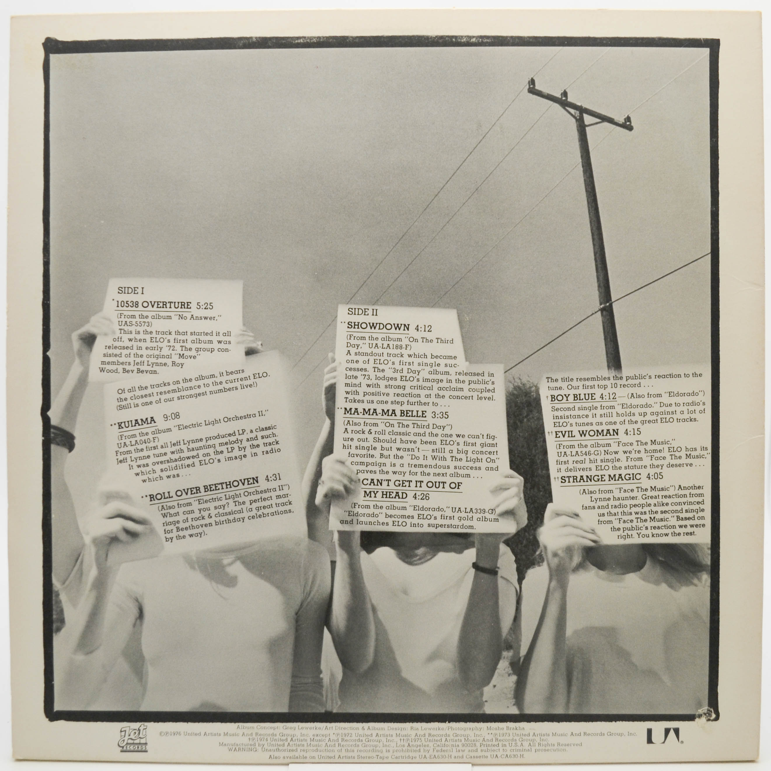 Electric Light Orchestra — Olé ELO (USA), 1976