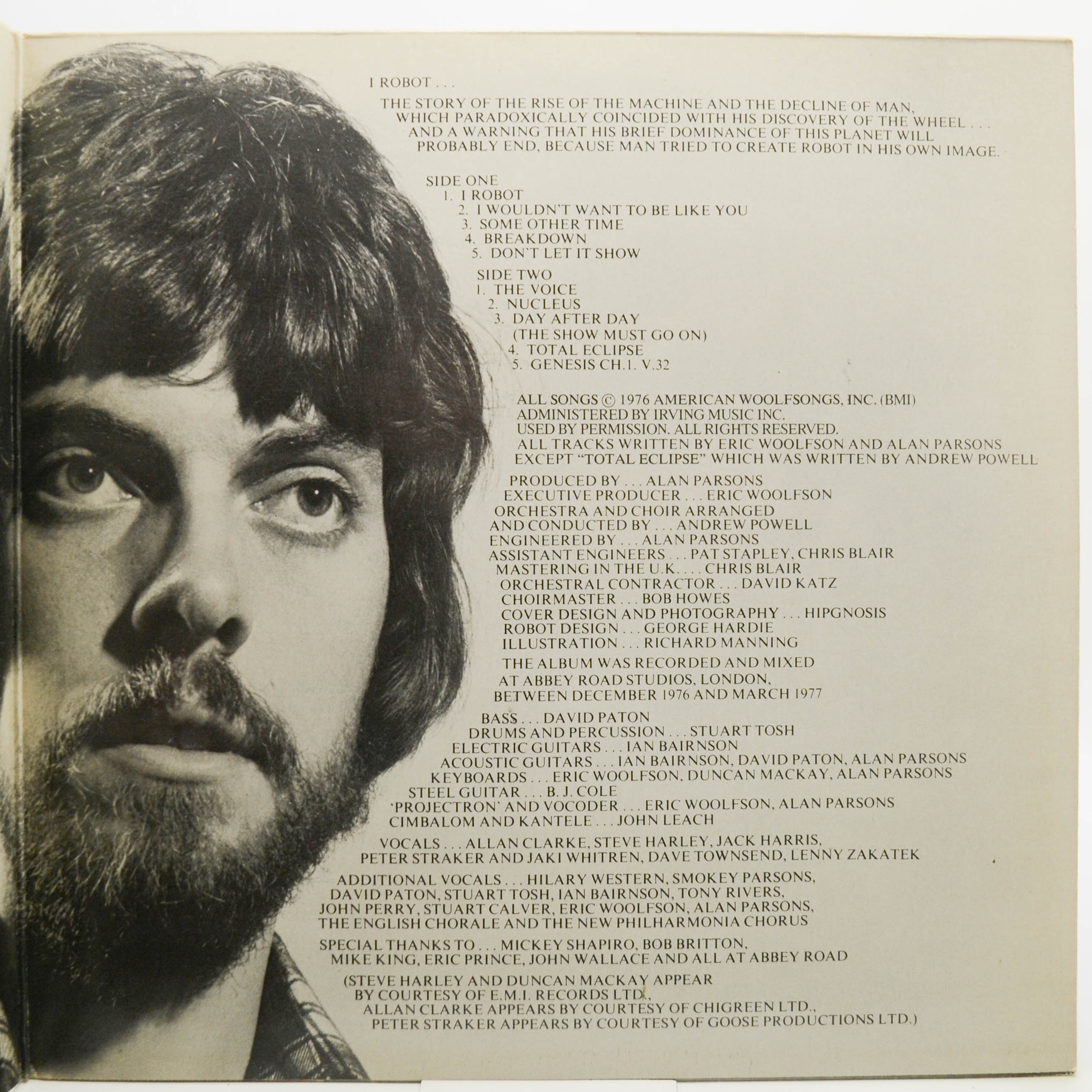 Alan Parsons Project — I Robot, 1977