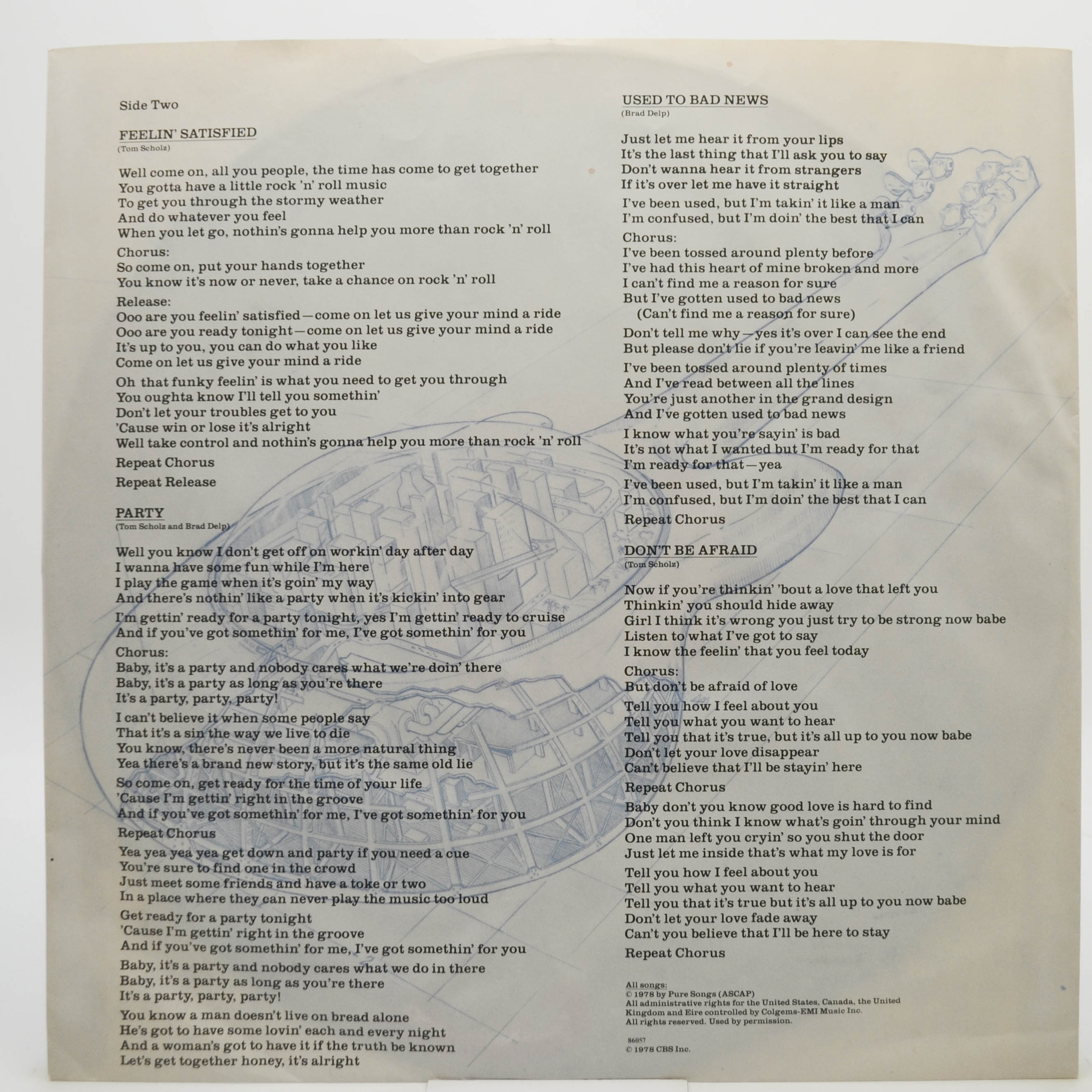 Boston — Don't Look Back, 1978