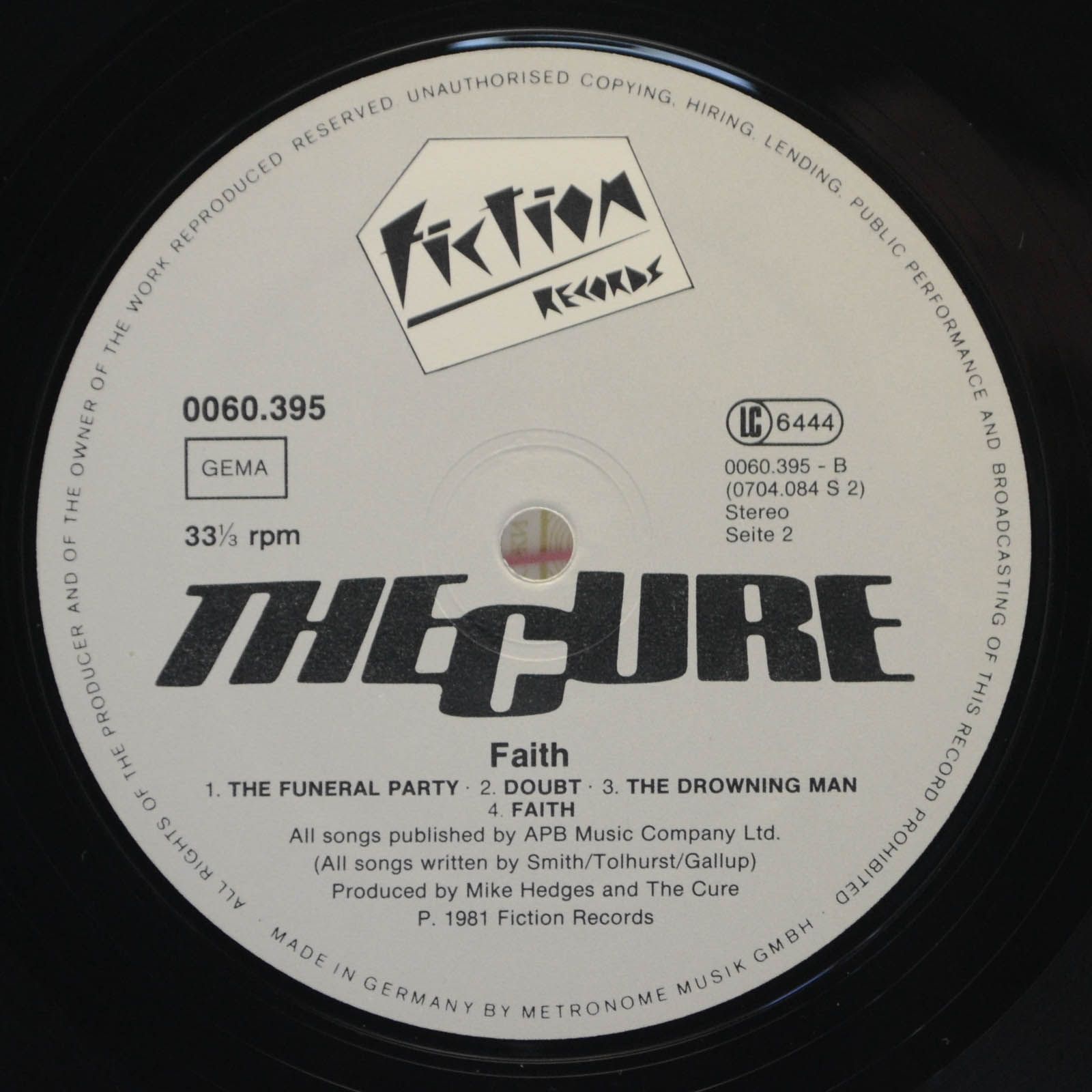 Cure — Faith, 1981