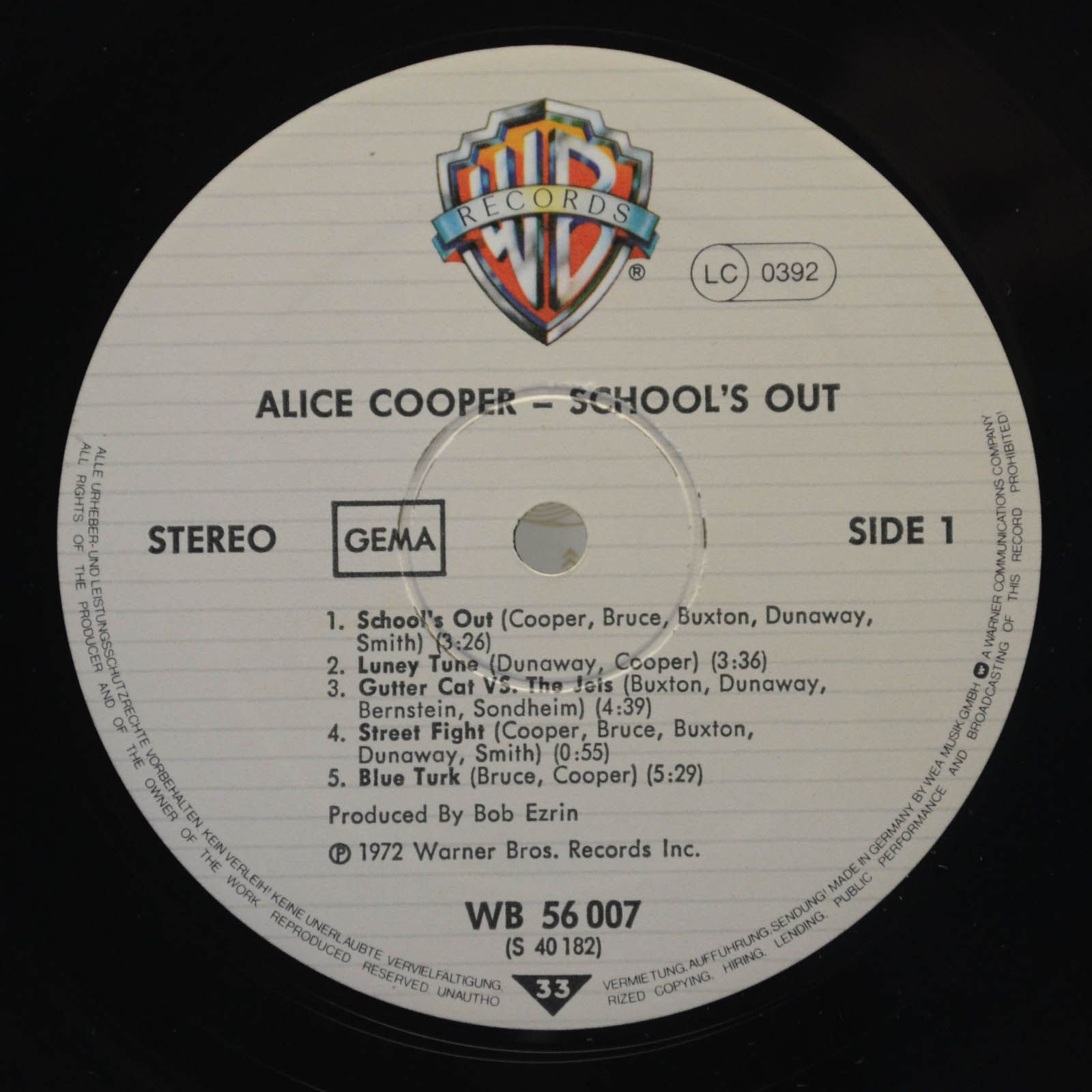 Alice Cooper — School's Out, 1972