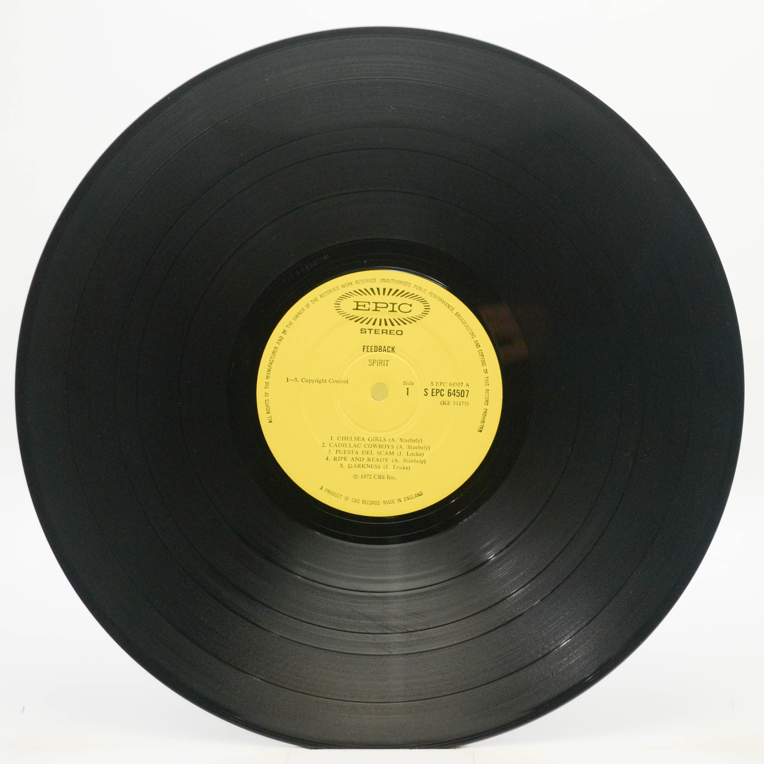 Spirit — Feedback (UK), 1972