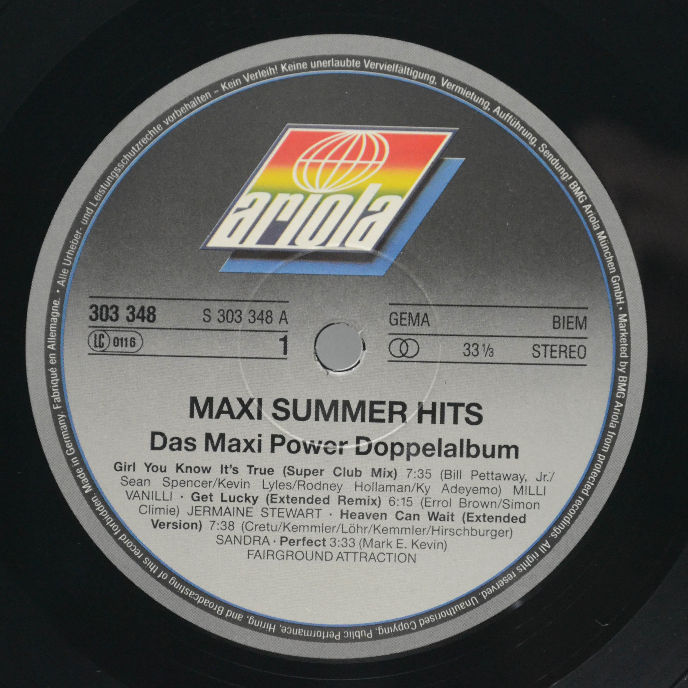 Various — Maxi Summer Hits (Das Maxi Power Doppelalbum) (2LP), 1988