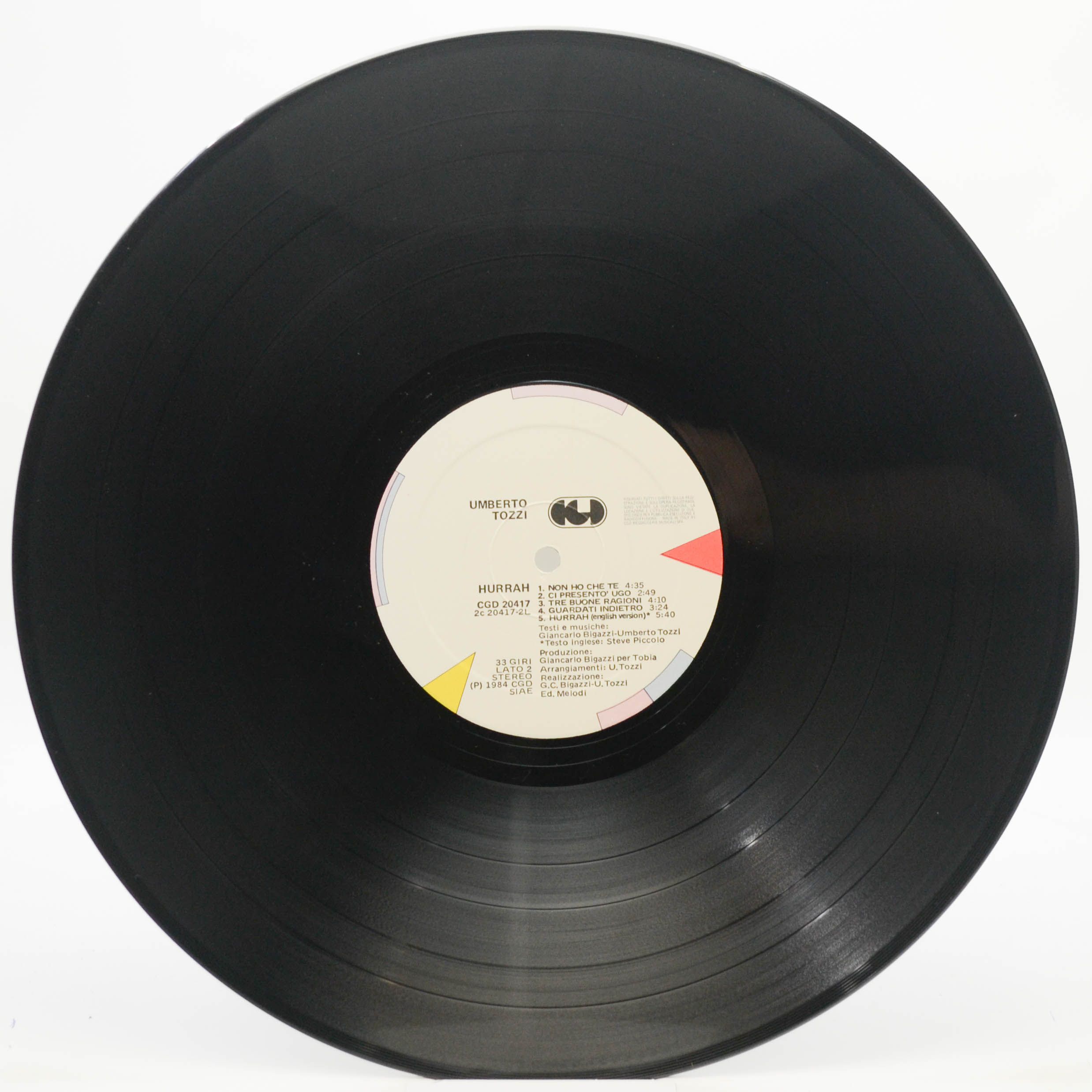 Umberto Tozzi — Hurrah! (1-st, Italy), 1984