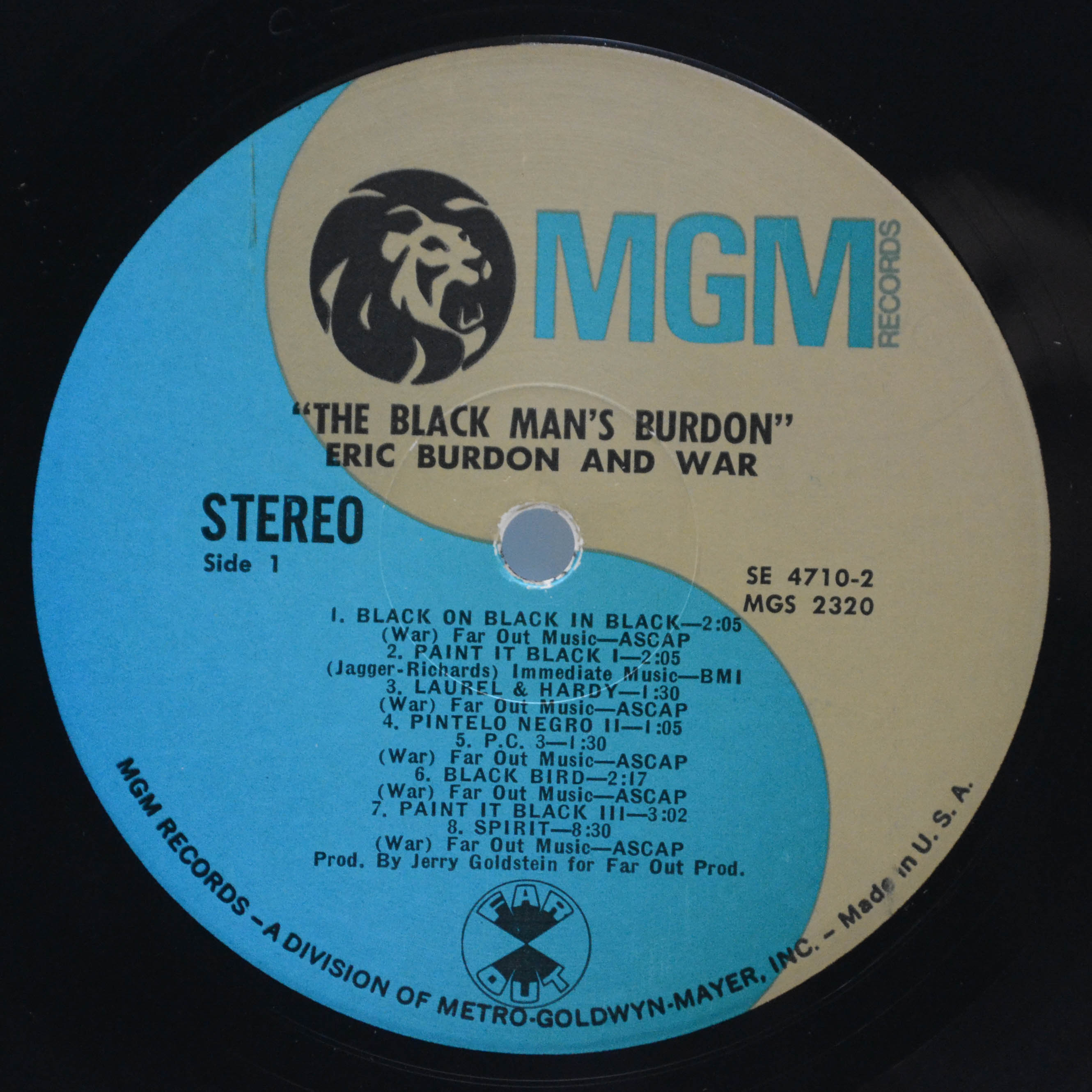 Eric Burdon And War — The Black-Man's Burdon (2LP, USA), 1970