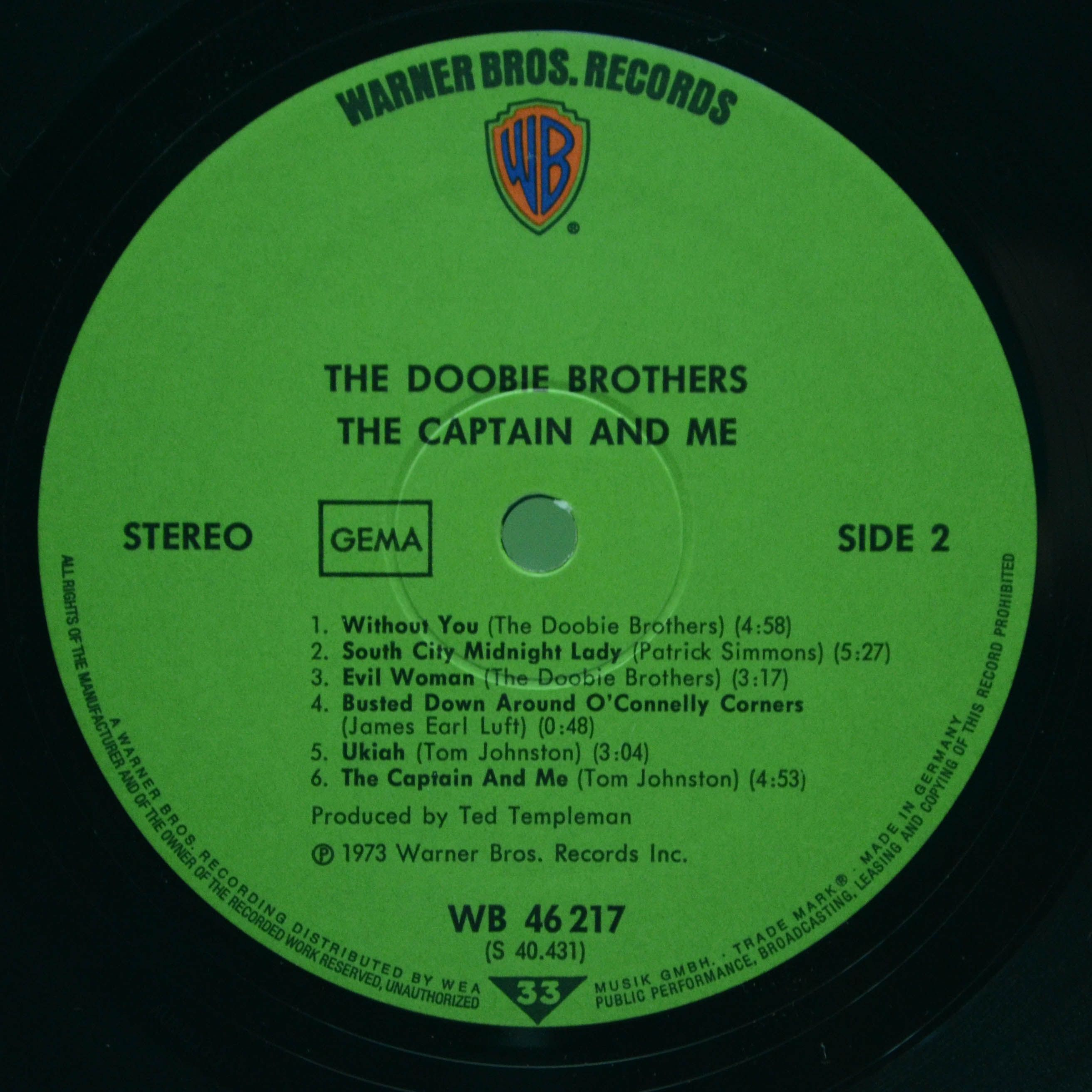 Doobie Brothers — The Captain And Me, 1973