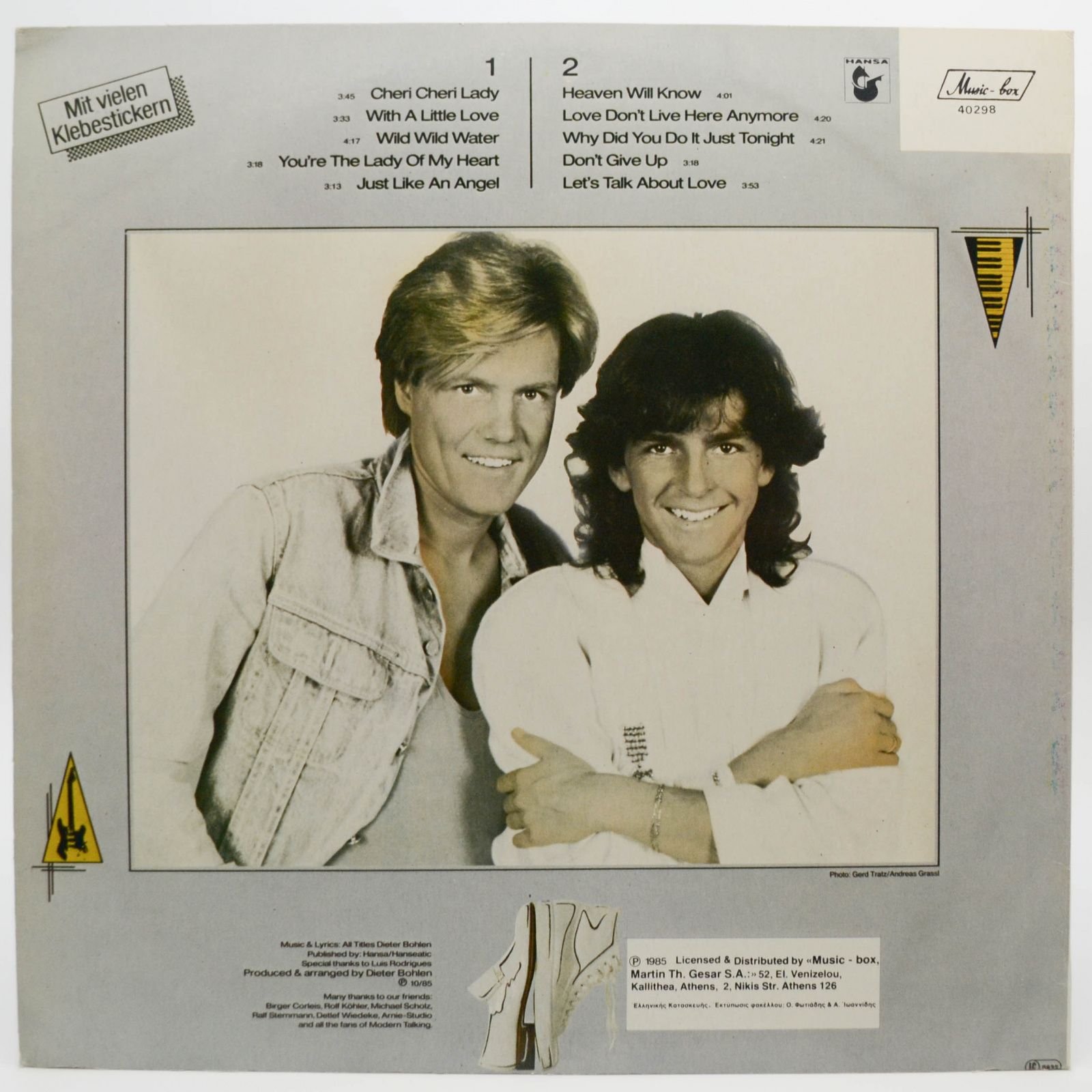 Modern Talking — Let's Talk About Love - The 2nd Album, 1985