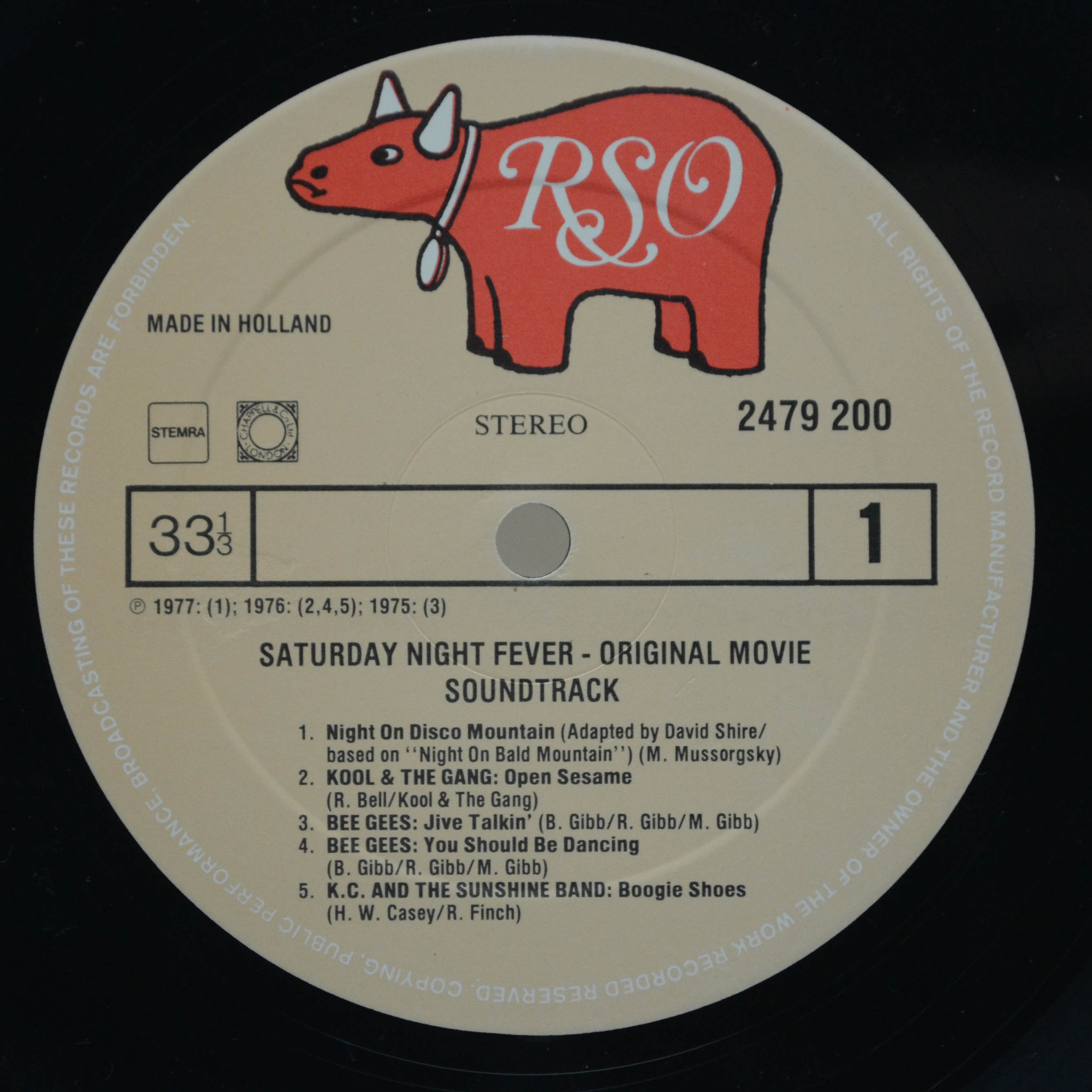 Various — Saturday Night Fever (The Original Movie Sound Track) (2LP), 1977