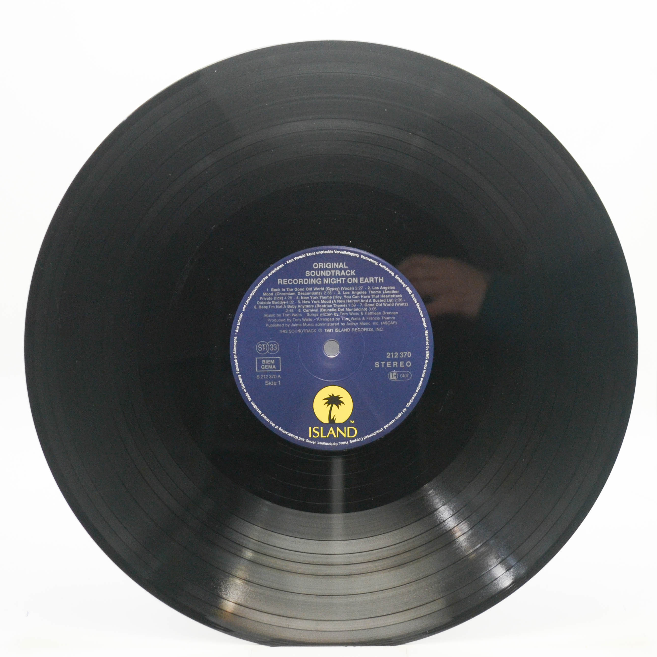 Виниловая пластинка Tom Waits — Night On Earth (Original Soundtrack Recording), 1991