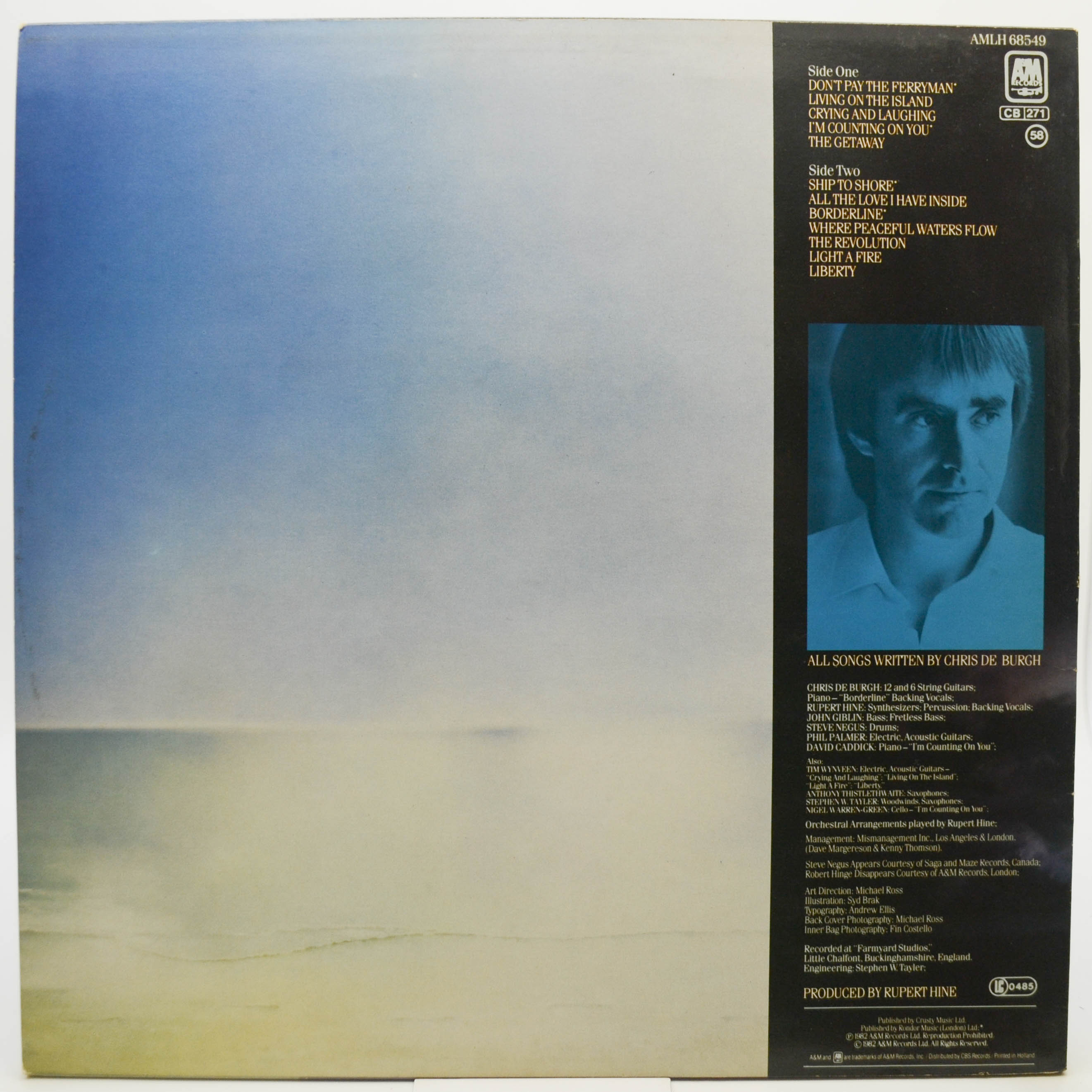 Chris de Burgh — The Getaway, 1982