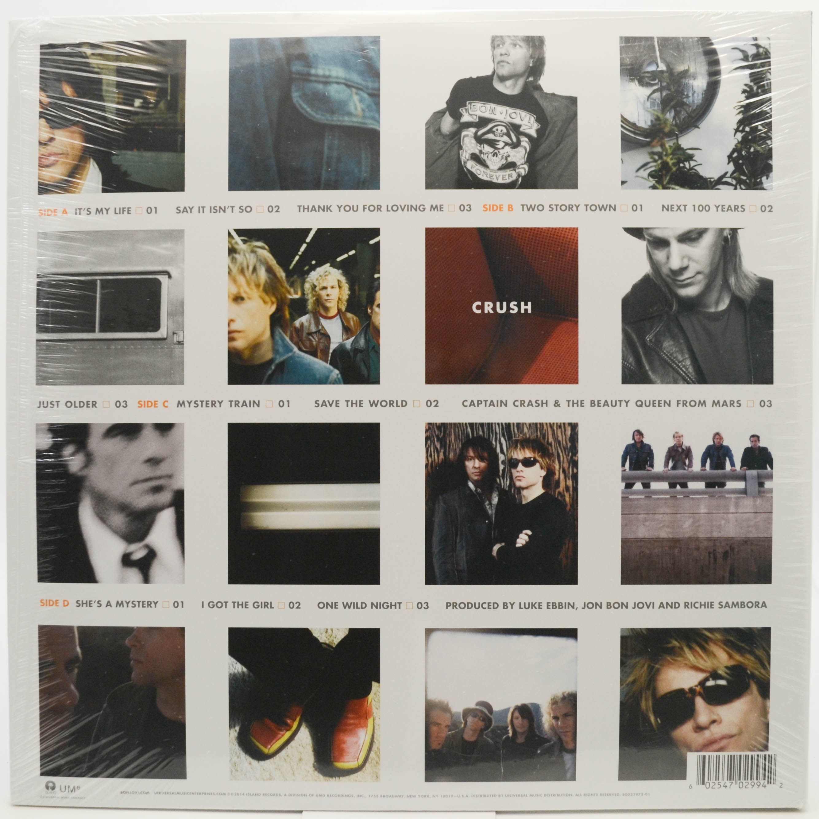 Bon Jovi — Crush (2LP, USA), 2000