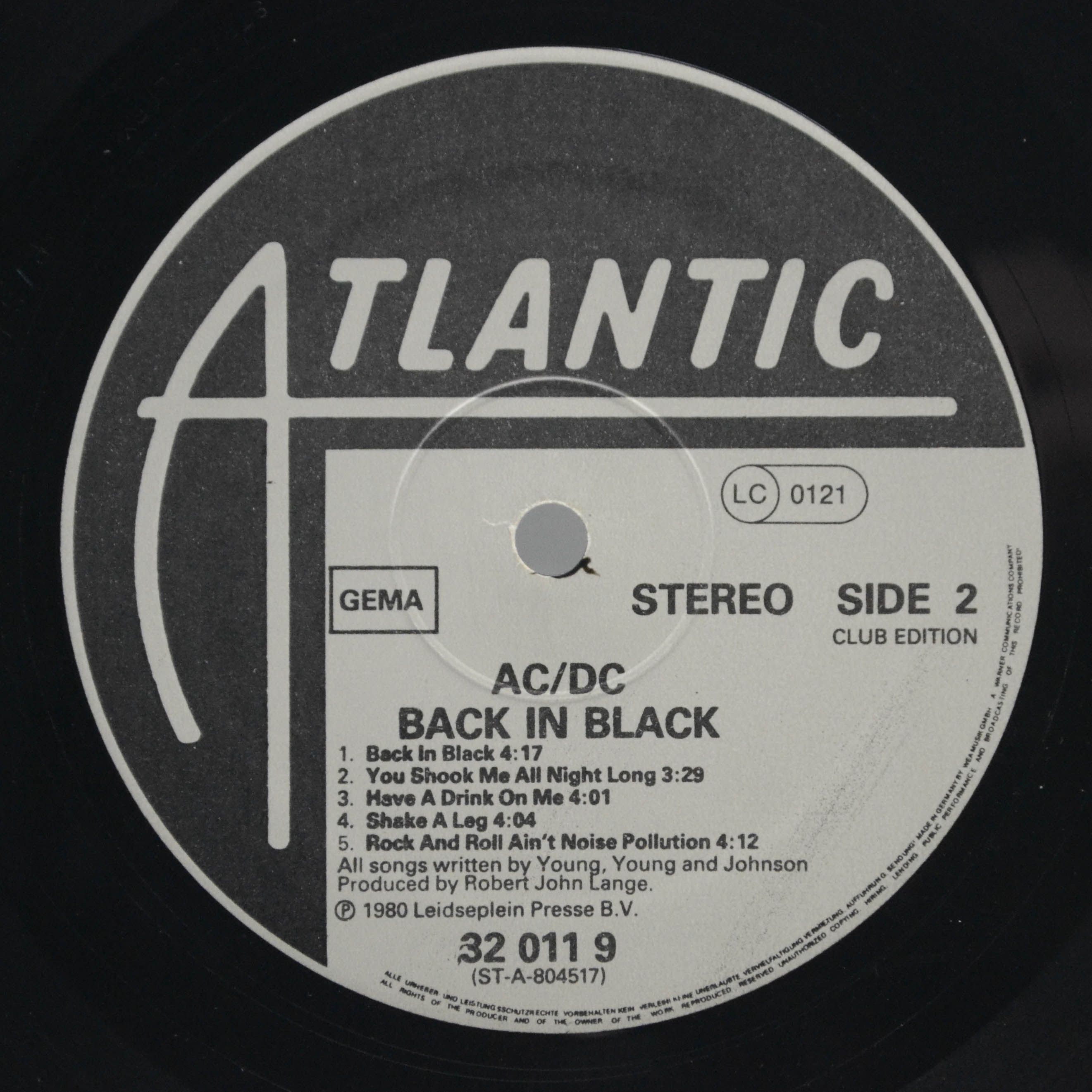 AC/DC — Back In Black, 1980
