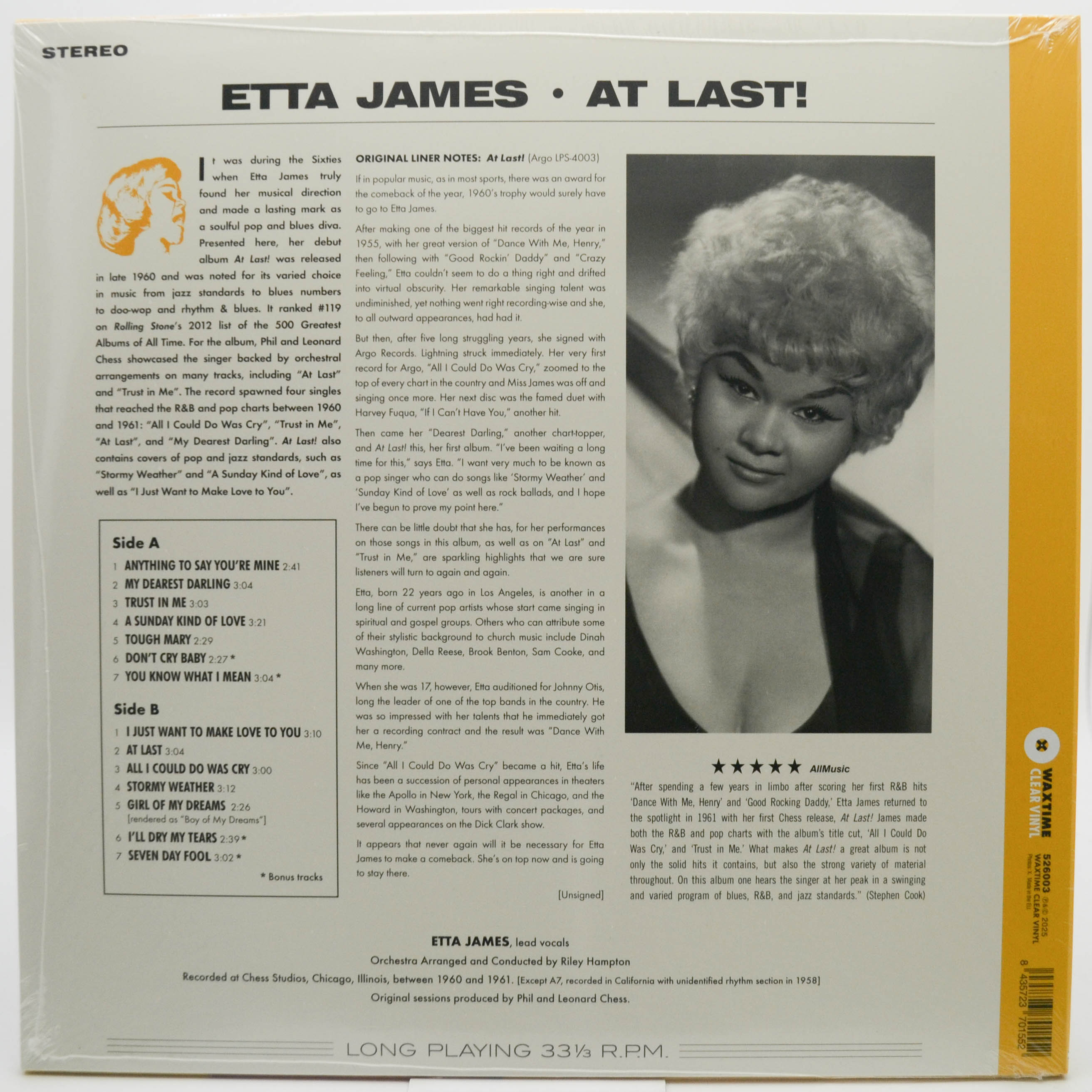 Etta James — At Last!, 1960