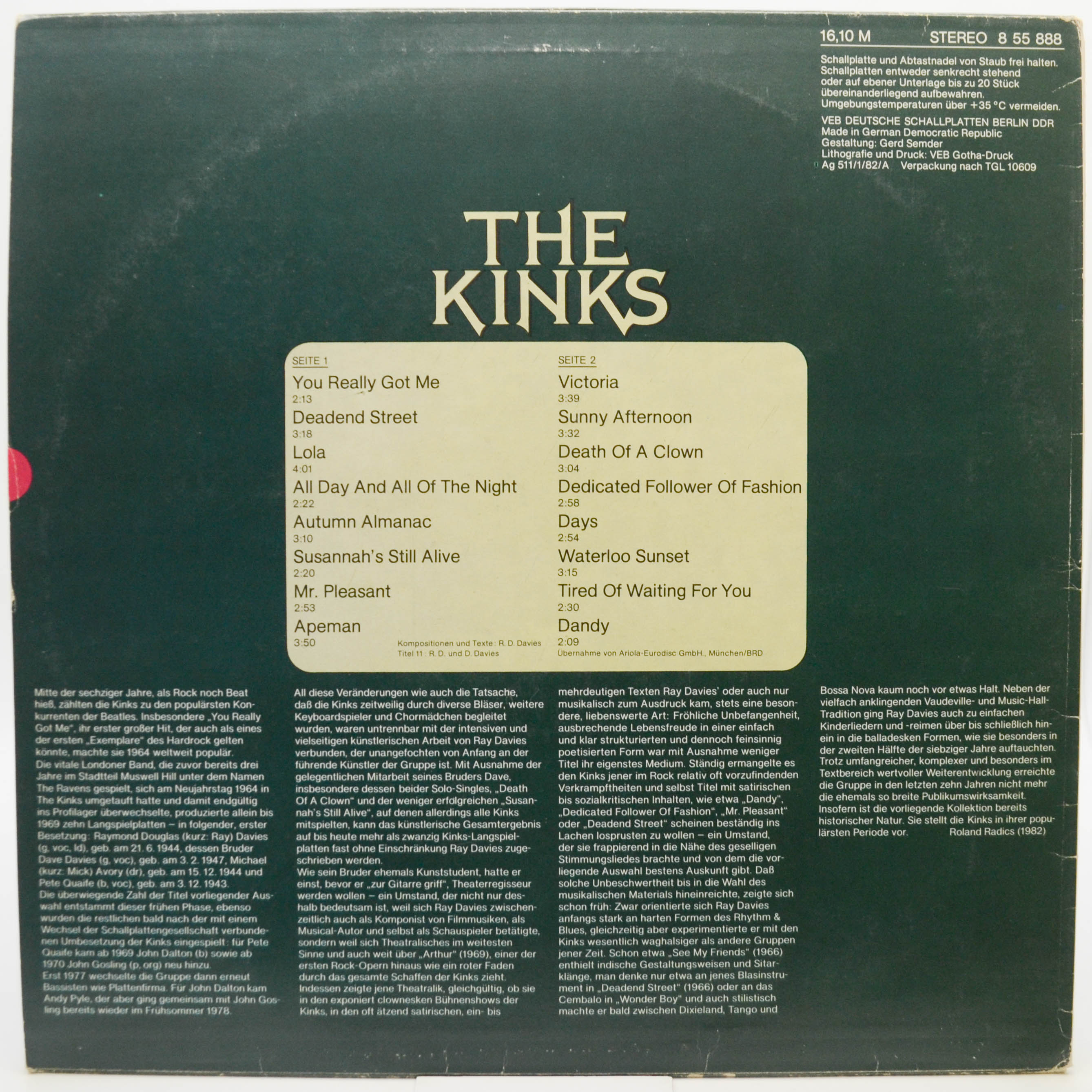 Kinks — The Kinks, 1982