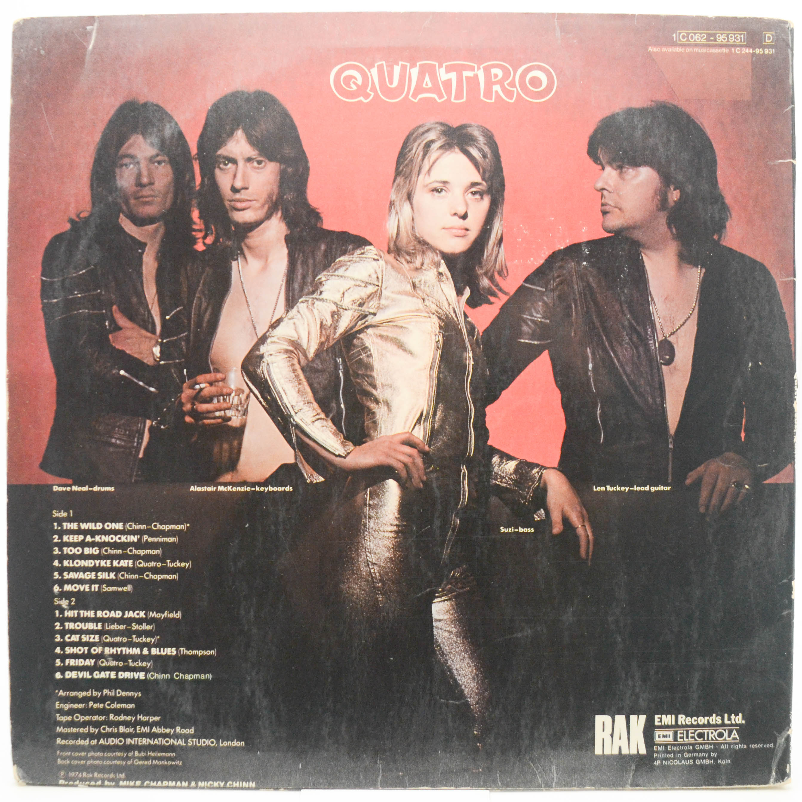 Suzi Quatro — Quatro, 1974