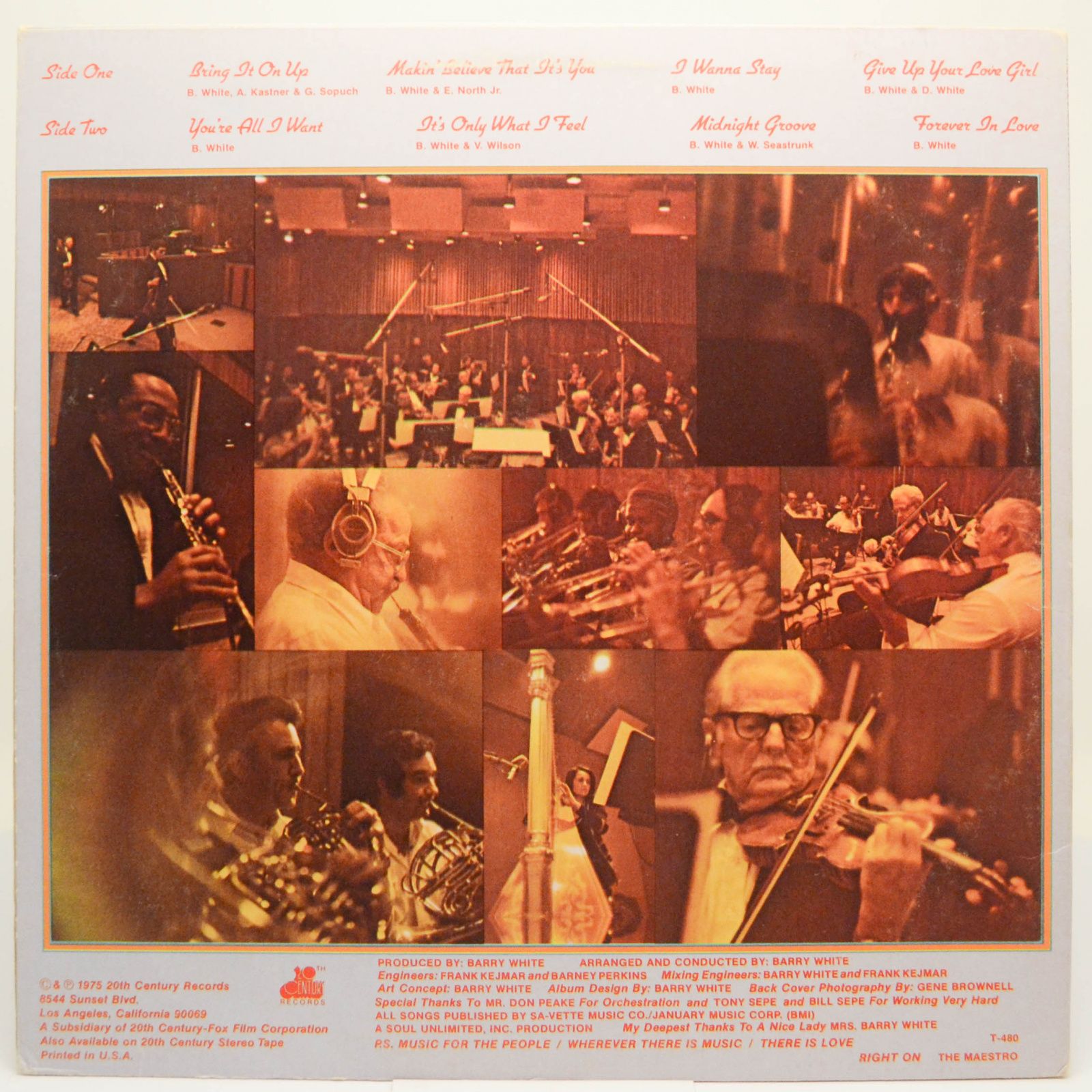Love Unlimited Orchestra — Music Maestro Please, 1975