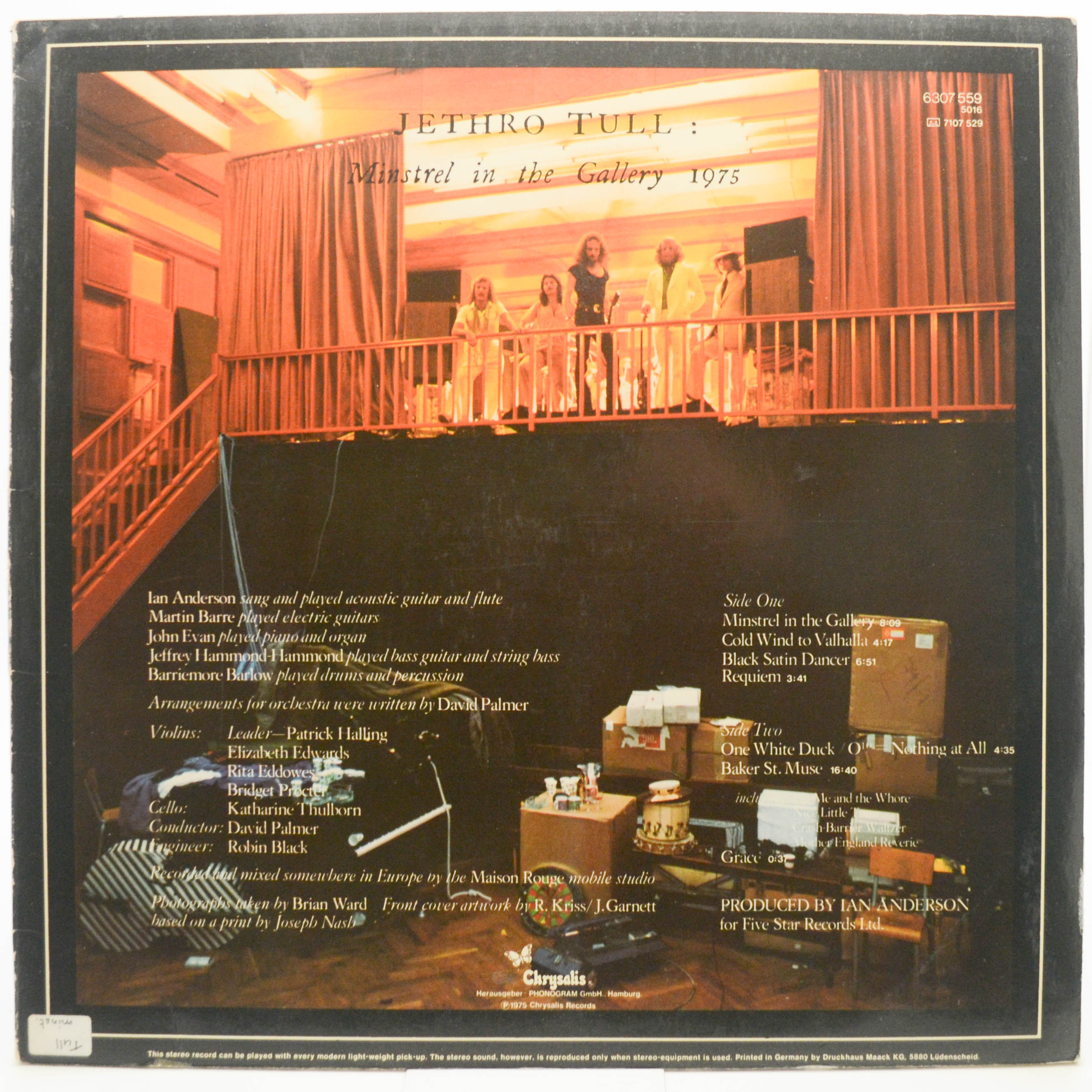 Jethro Tull — Minstrel In The Gallery, 1975