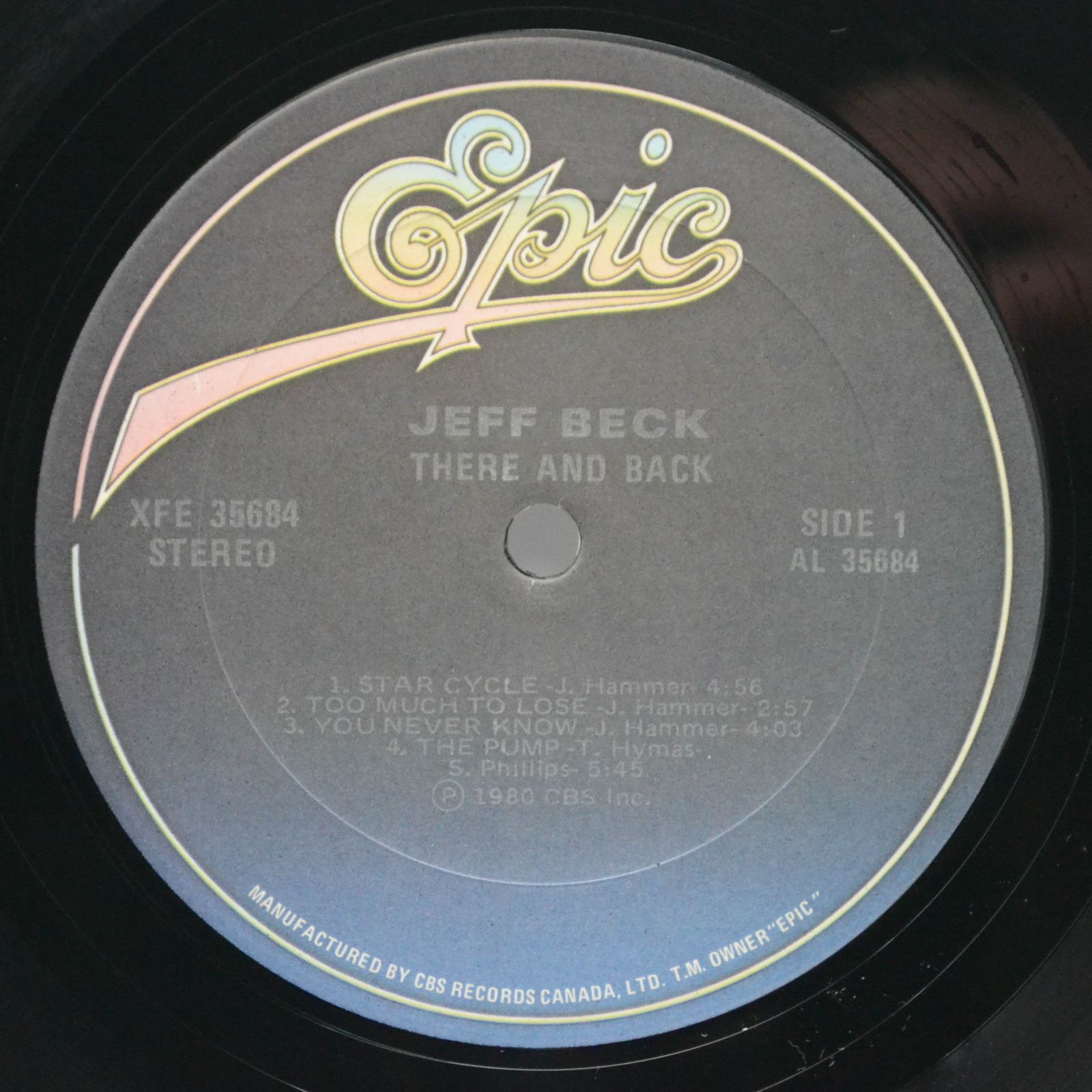 Jeff Beck — There And Back, 1980