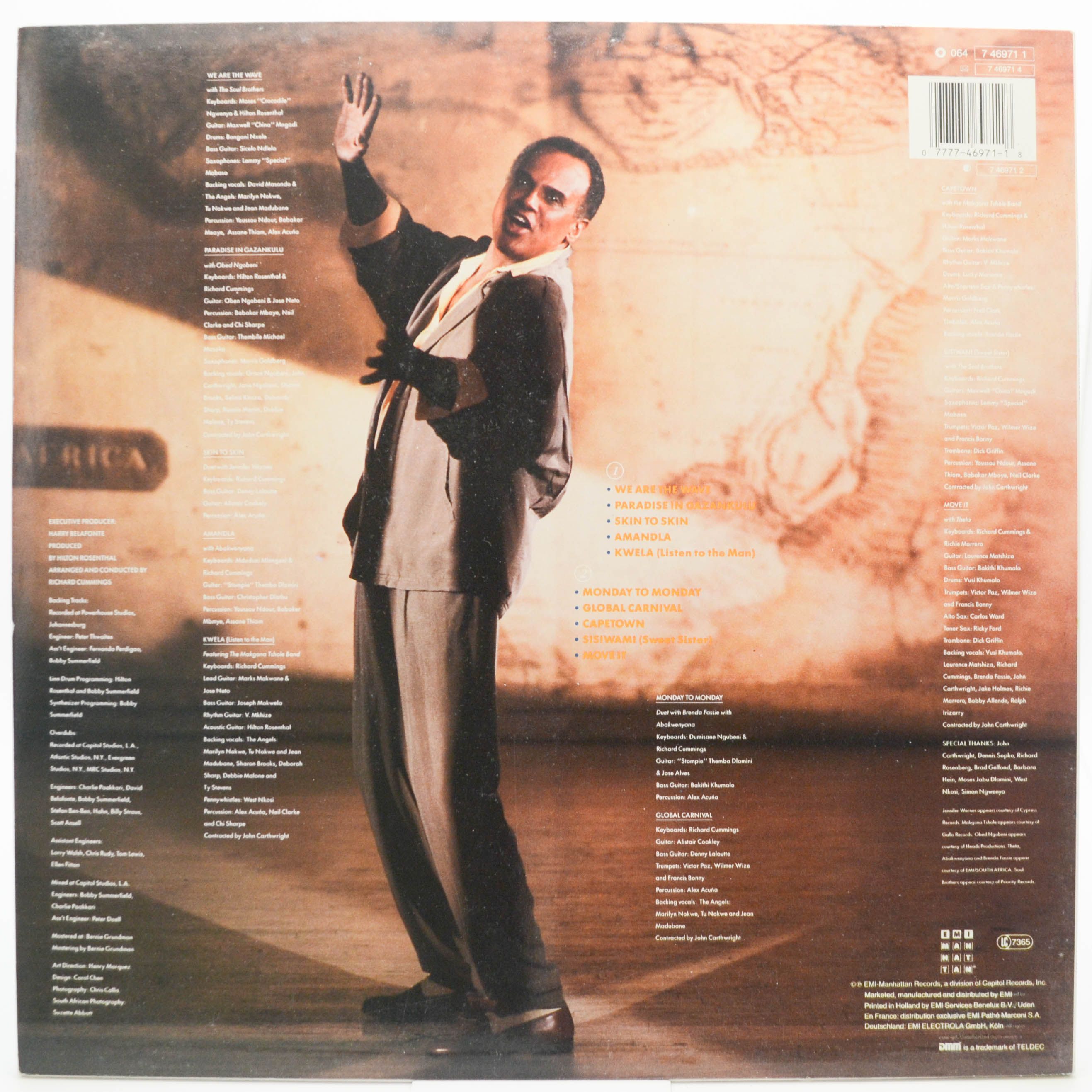 Harry Belafonte — Paradise In Gazankulu, 1988