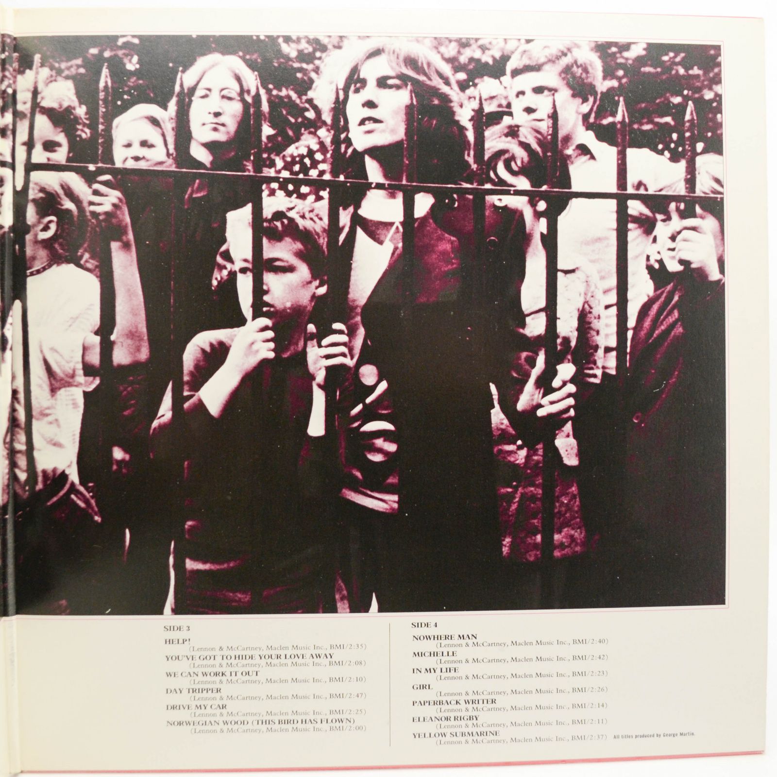 Beatles — 1962-1966 (2LP), 1973
