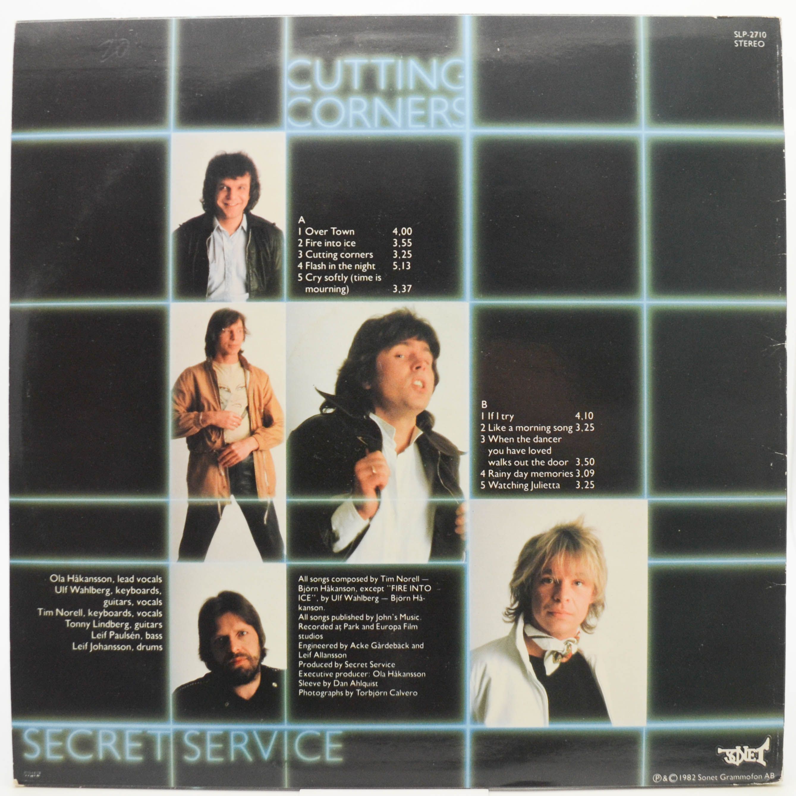 Secret Service — Cutting Corners (1-st, Sweden), 1982